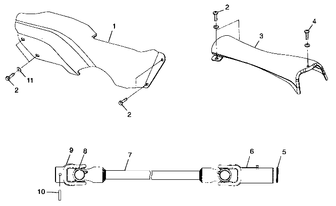 PROP SHAFT - A99BG38CA (4949664966b002)