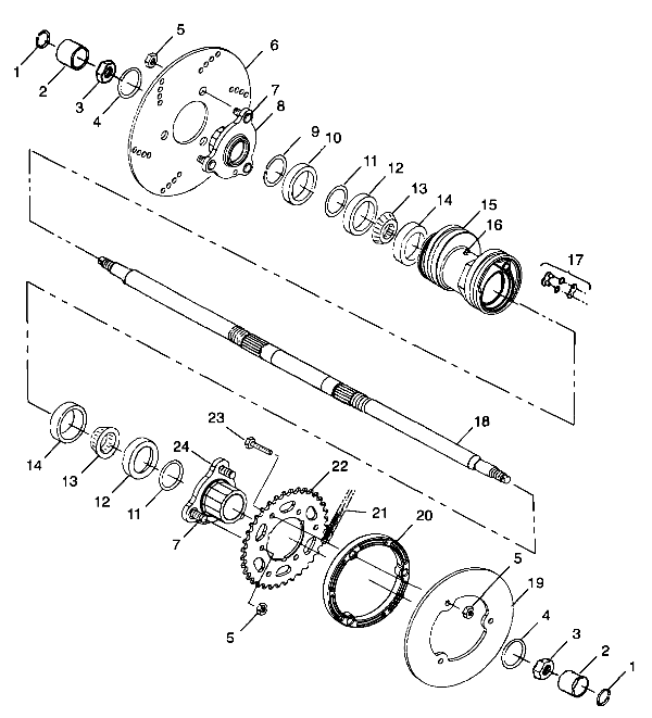 REAR HOUSING - A99BG38CA (4949664966c005)