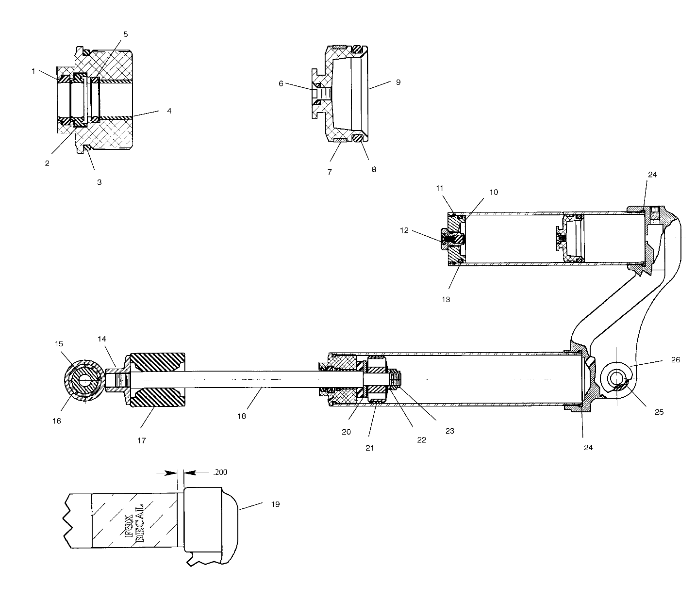 FOX SHOCK, GAS, RESERVOIR - A99BG38CA (4949664966c013)