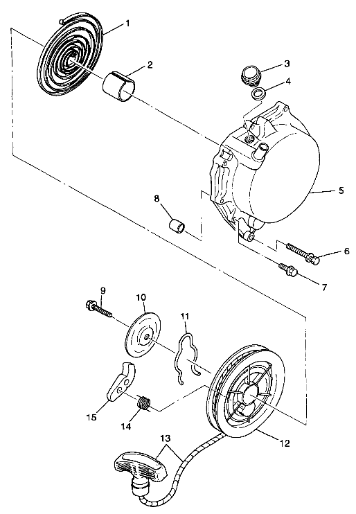 RECOIL STARTER - A99BG38CA (4949664966d006)