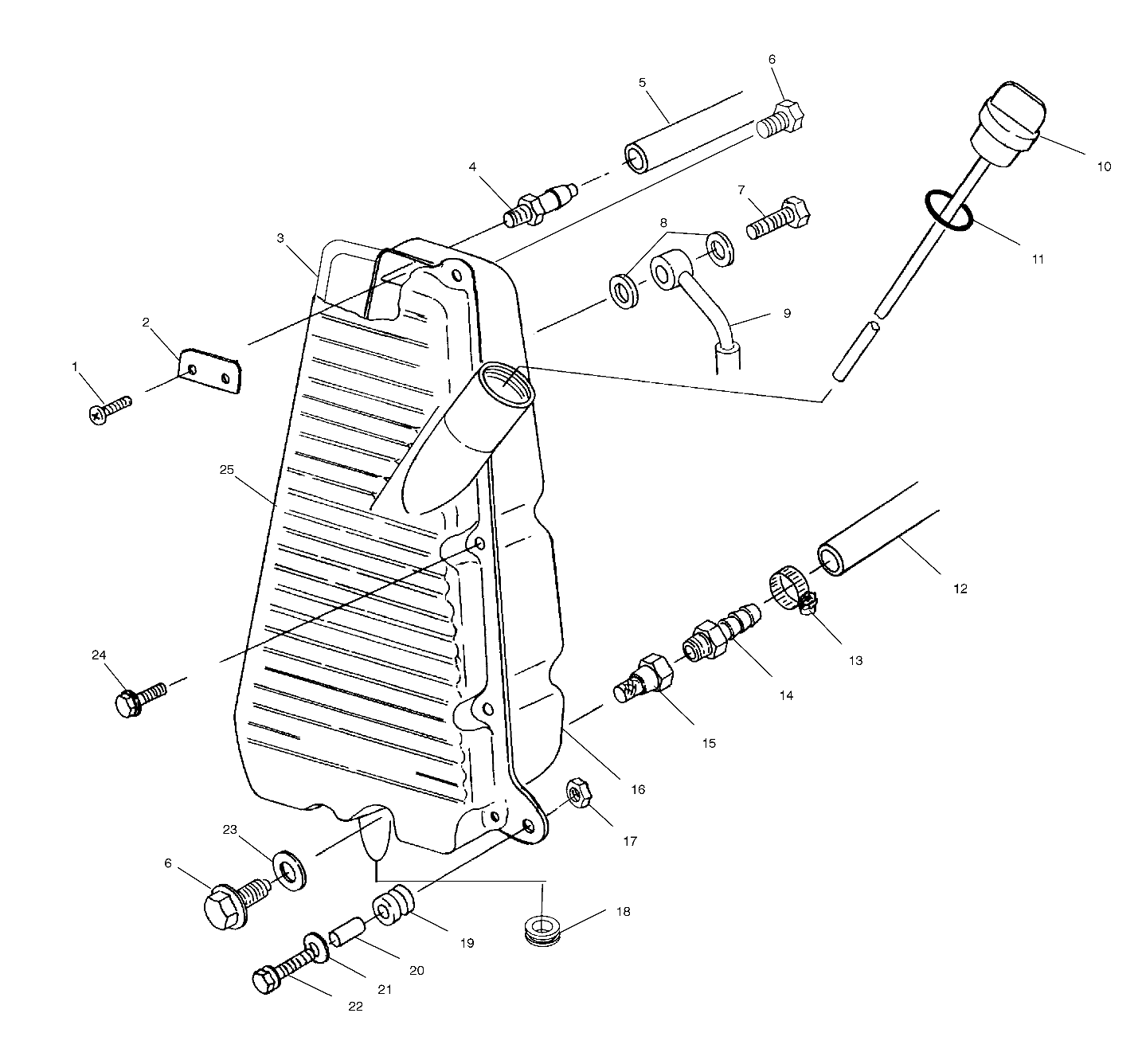 OIL TANK - A99BG50AA (4949714971a013)