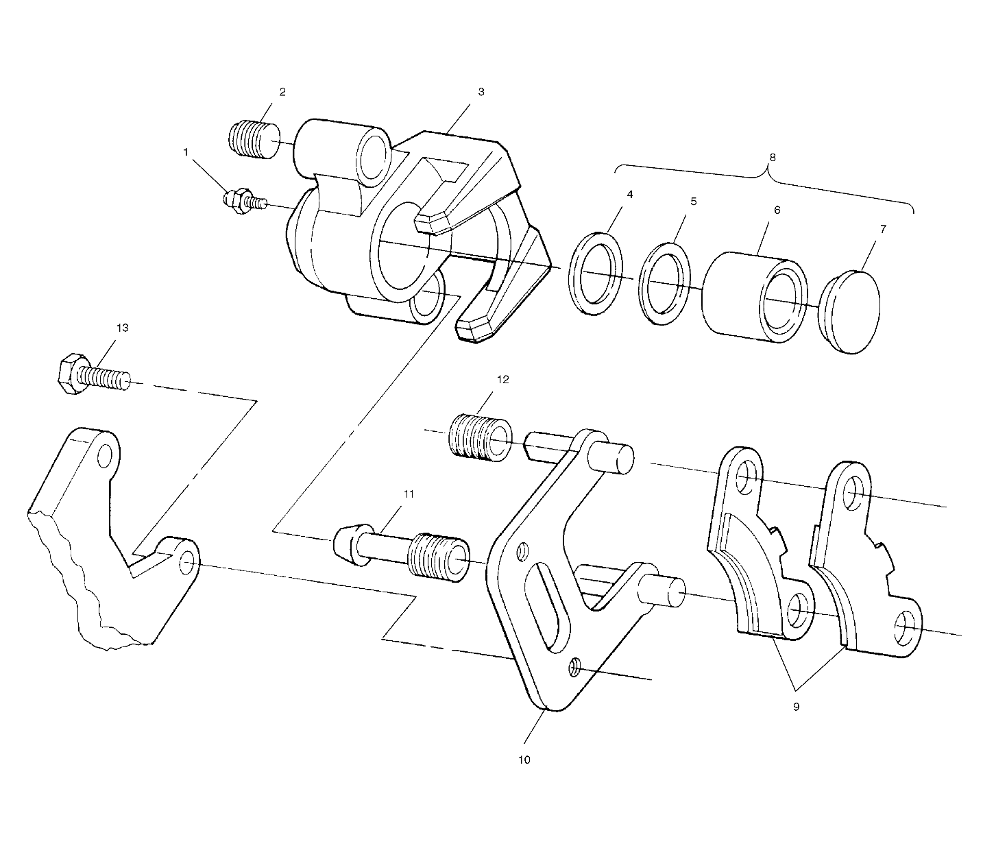 FRONT BRAKE - A99BG50AA (4949714971b007)