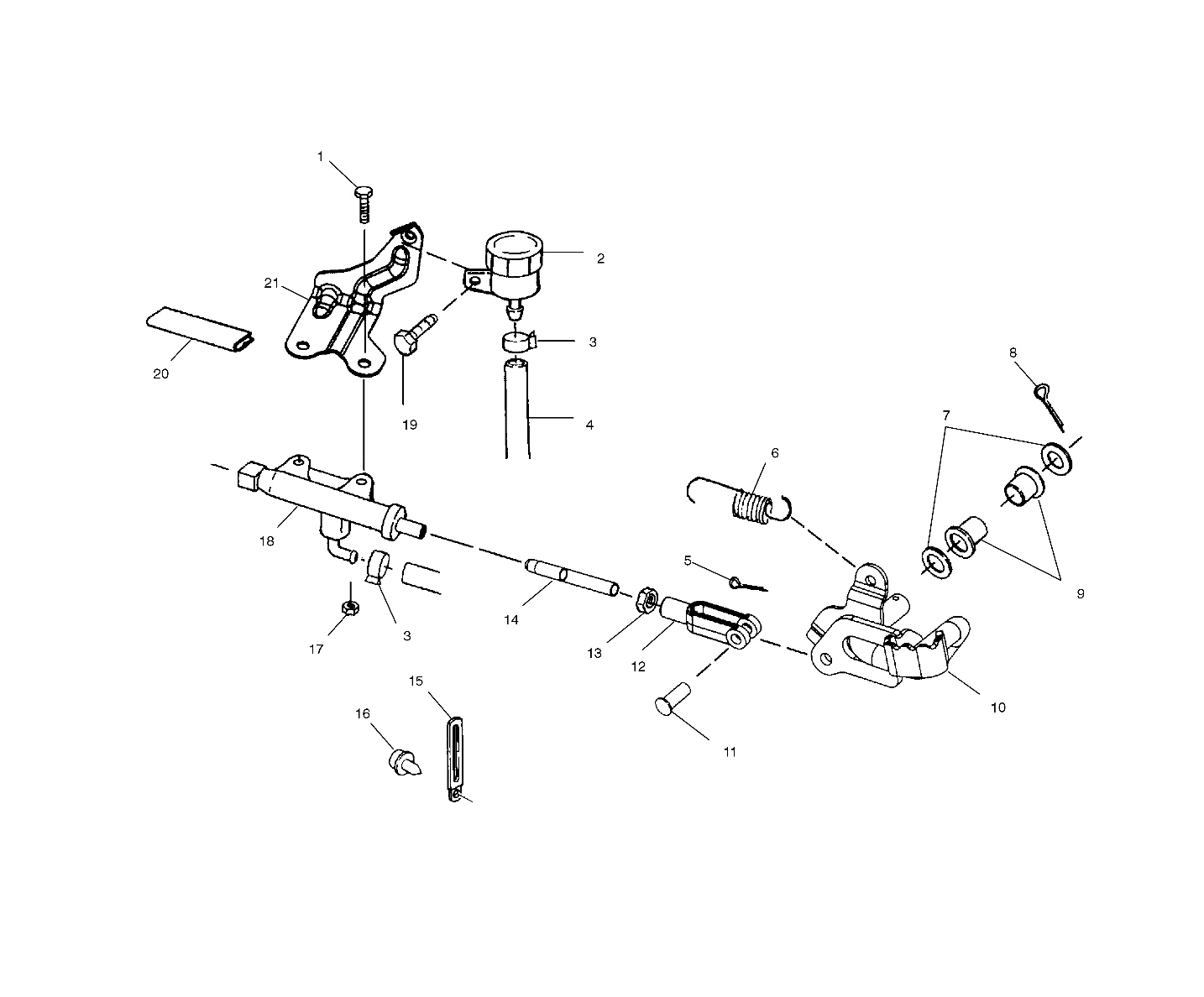 REAR BRAKE MASTER CYLINDER - A99BG50AA (4949714971c003)