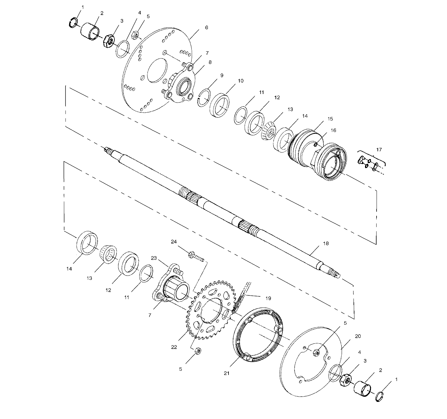 REAR HOUSING - A99BG50AA (4949714971c005)