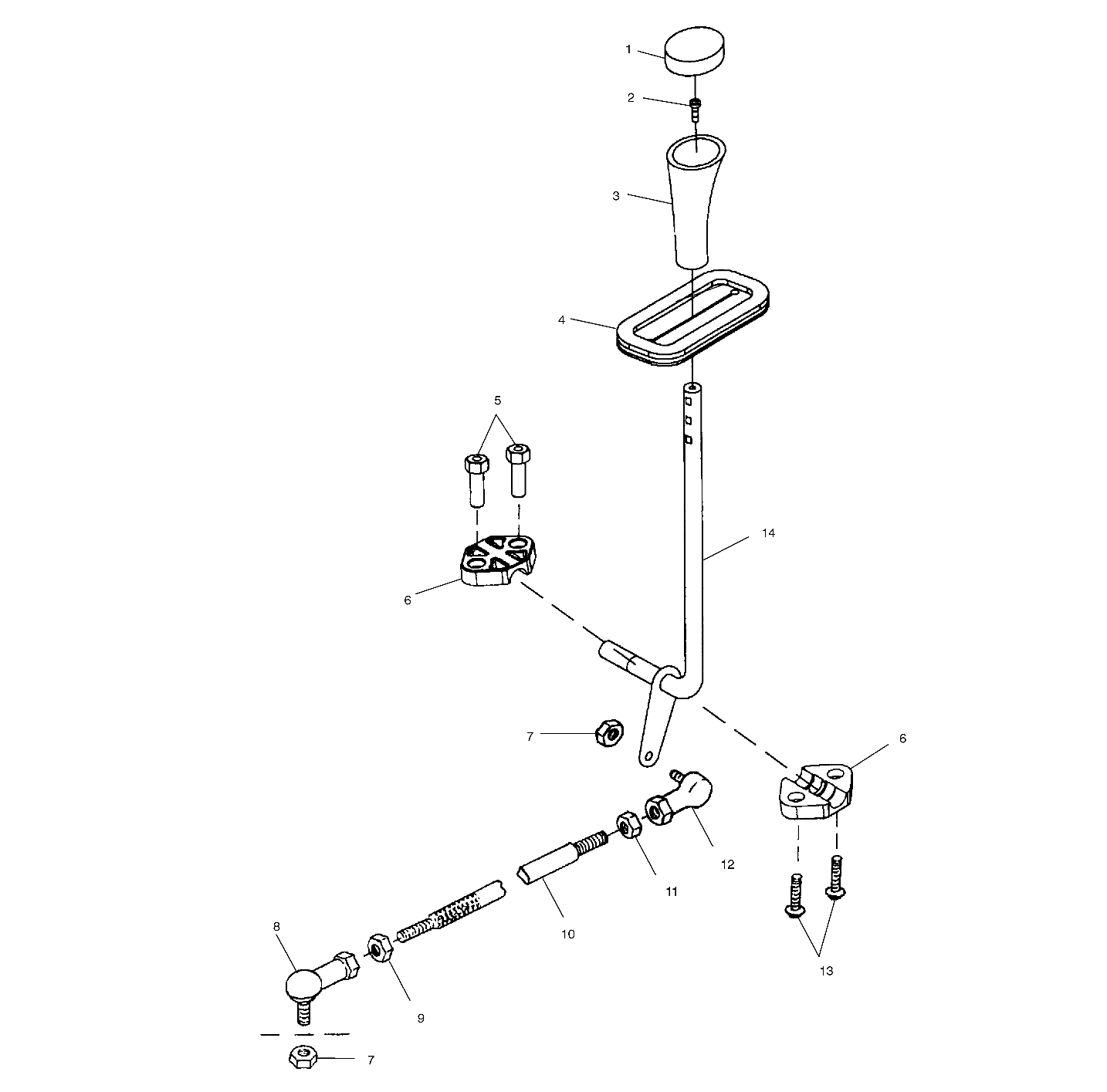 GEAR SELECTOR - A99BG50AA (4949714971c010)