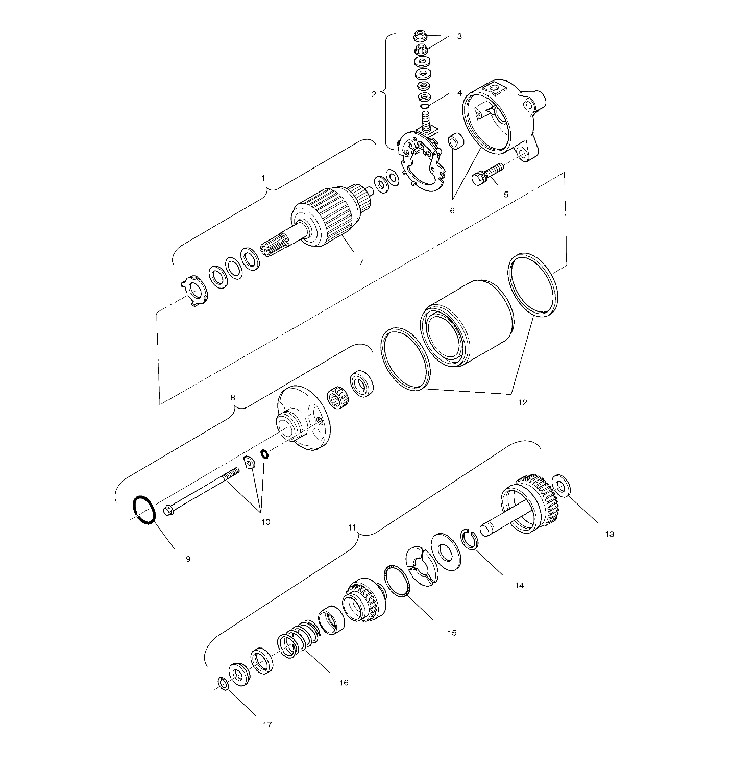 STARTING MOTOR - A99BG50AA (4949714971d013)