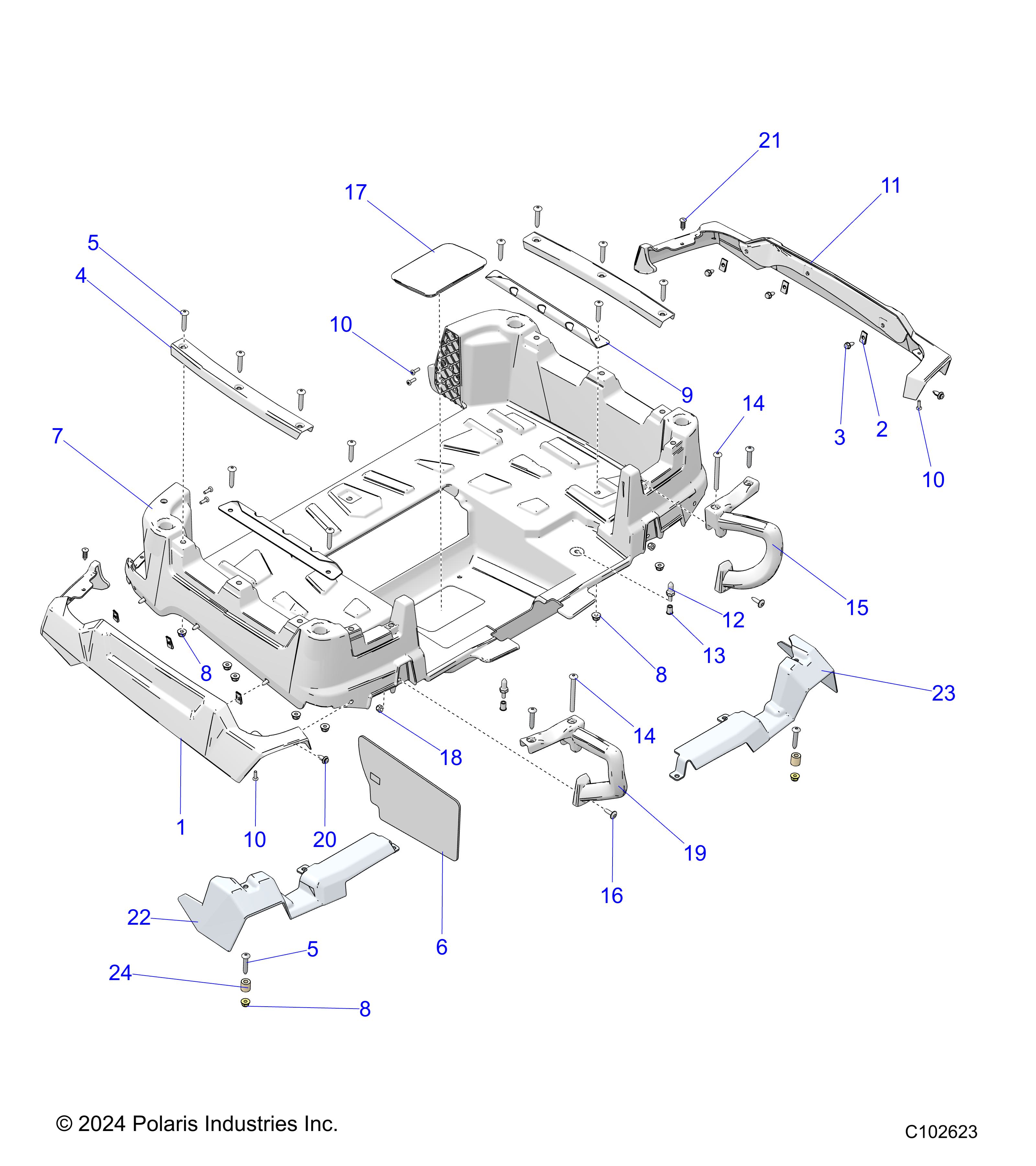 BODY, BOX, REAR - A25SZE57C2 (C102623)