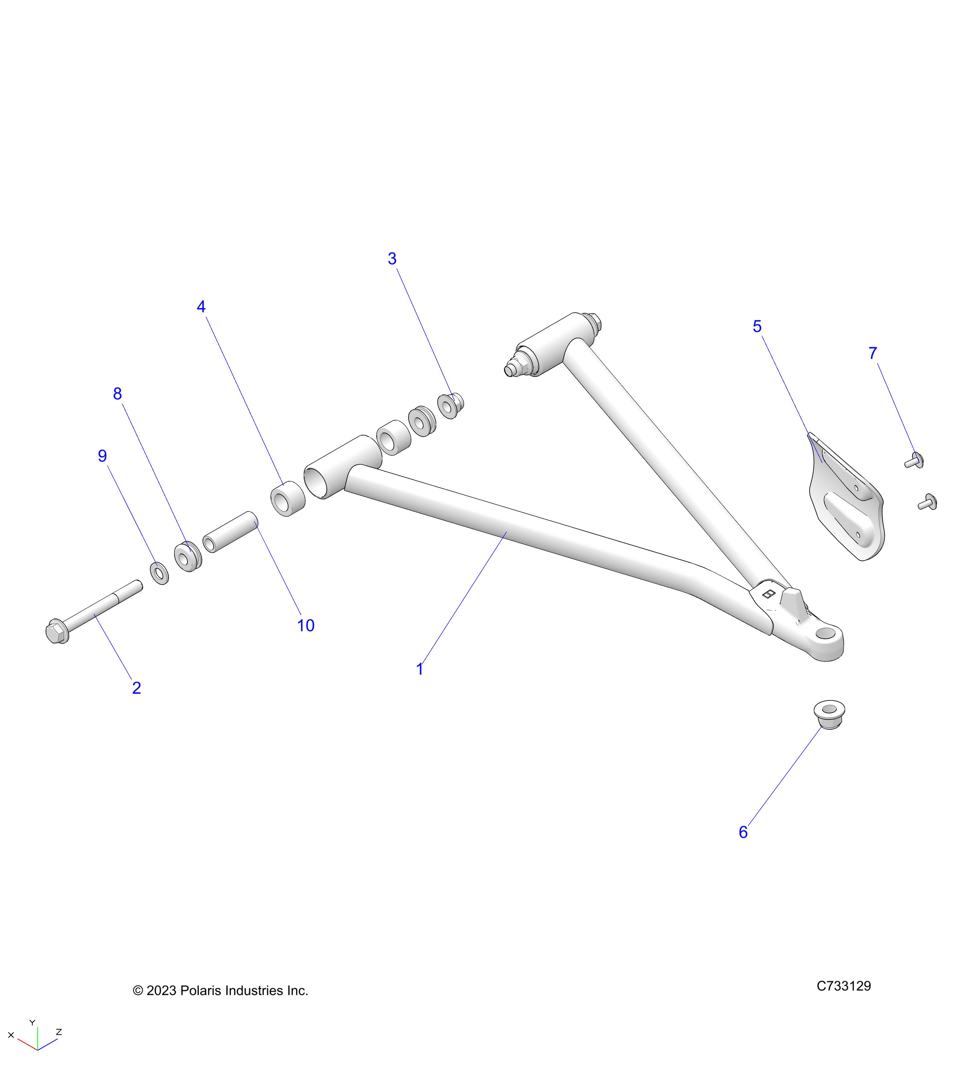 SUSPENSION, A-ARM - R25MAE57D5 (C730103)