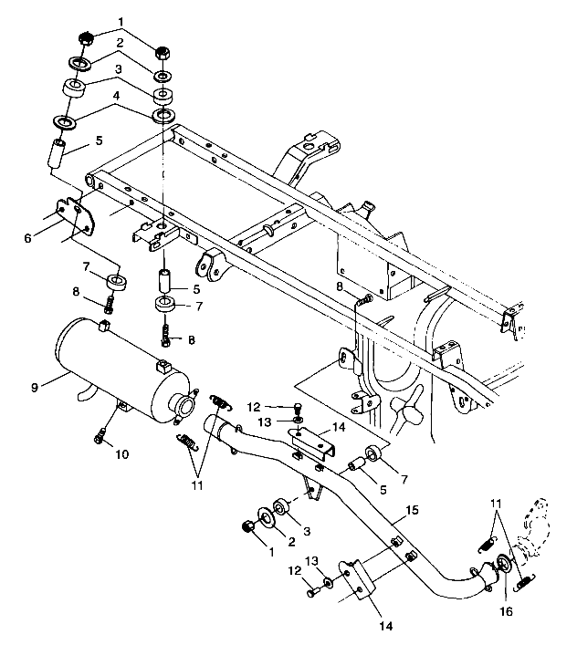 EXHAUST SYSTEM - A99CH33IA (4949884988b001)