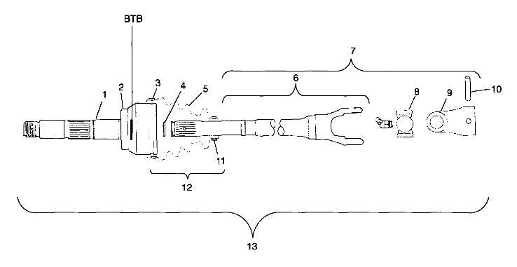 CV JOINT - BTB - A99CH33IA (4949884988b004)