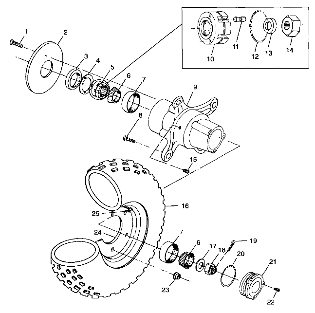 FRONT WHEEL - A99CH33IA (4949884988b008)