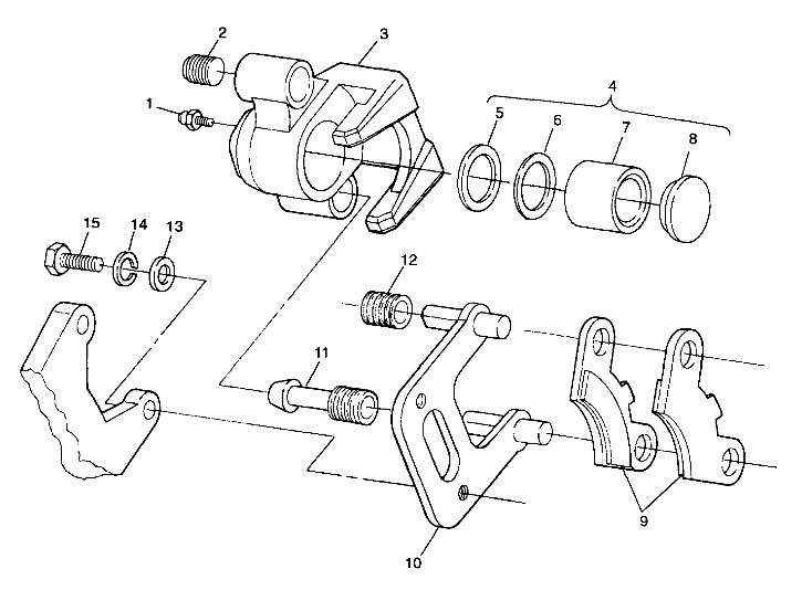 FRONT BRAKE - A99CH33IA (4949884988b009)