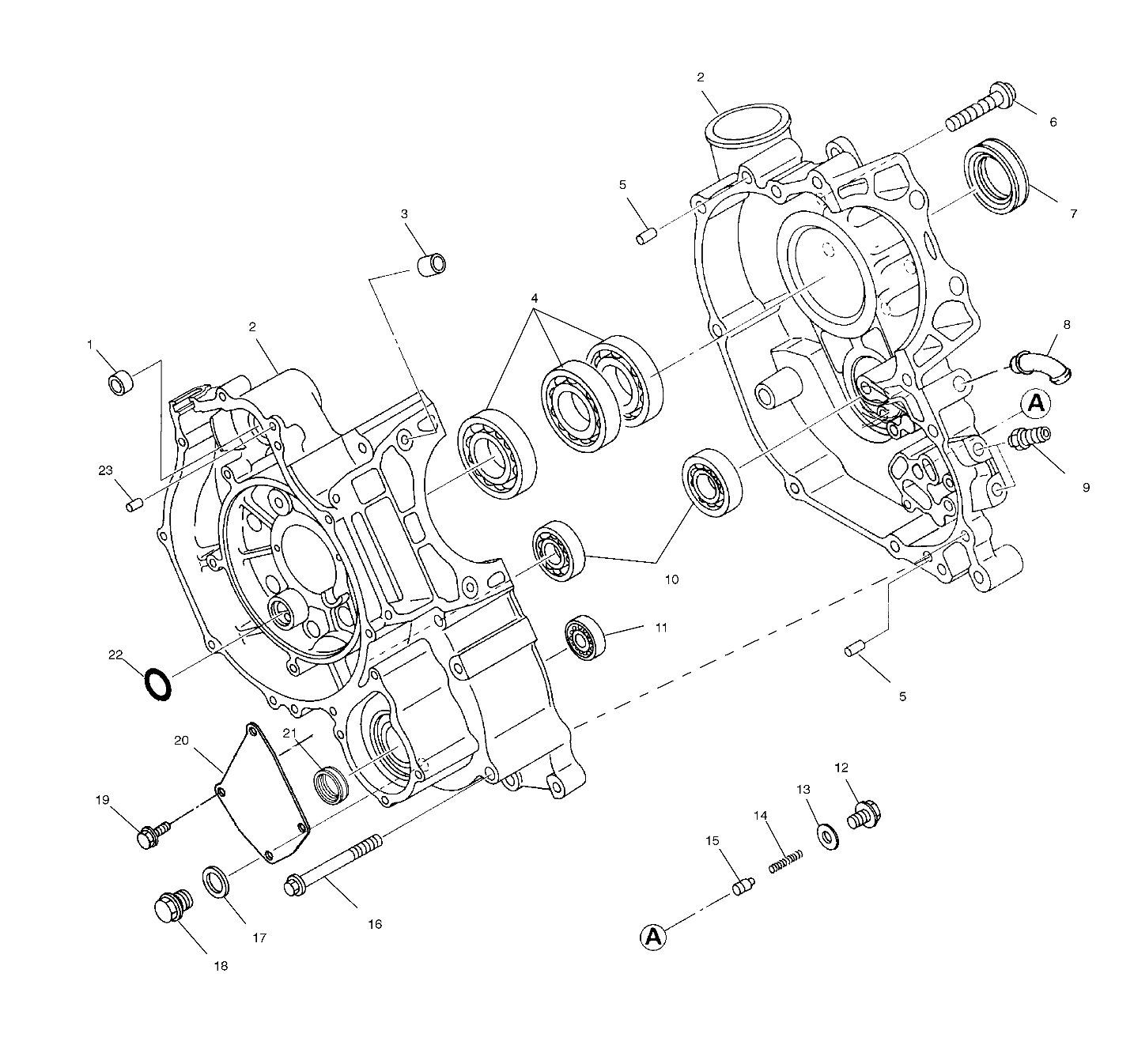 CRANKCASE - A99CH33IA (4949884988d005)