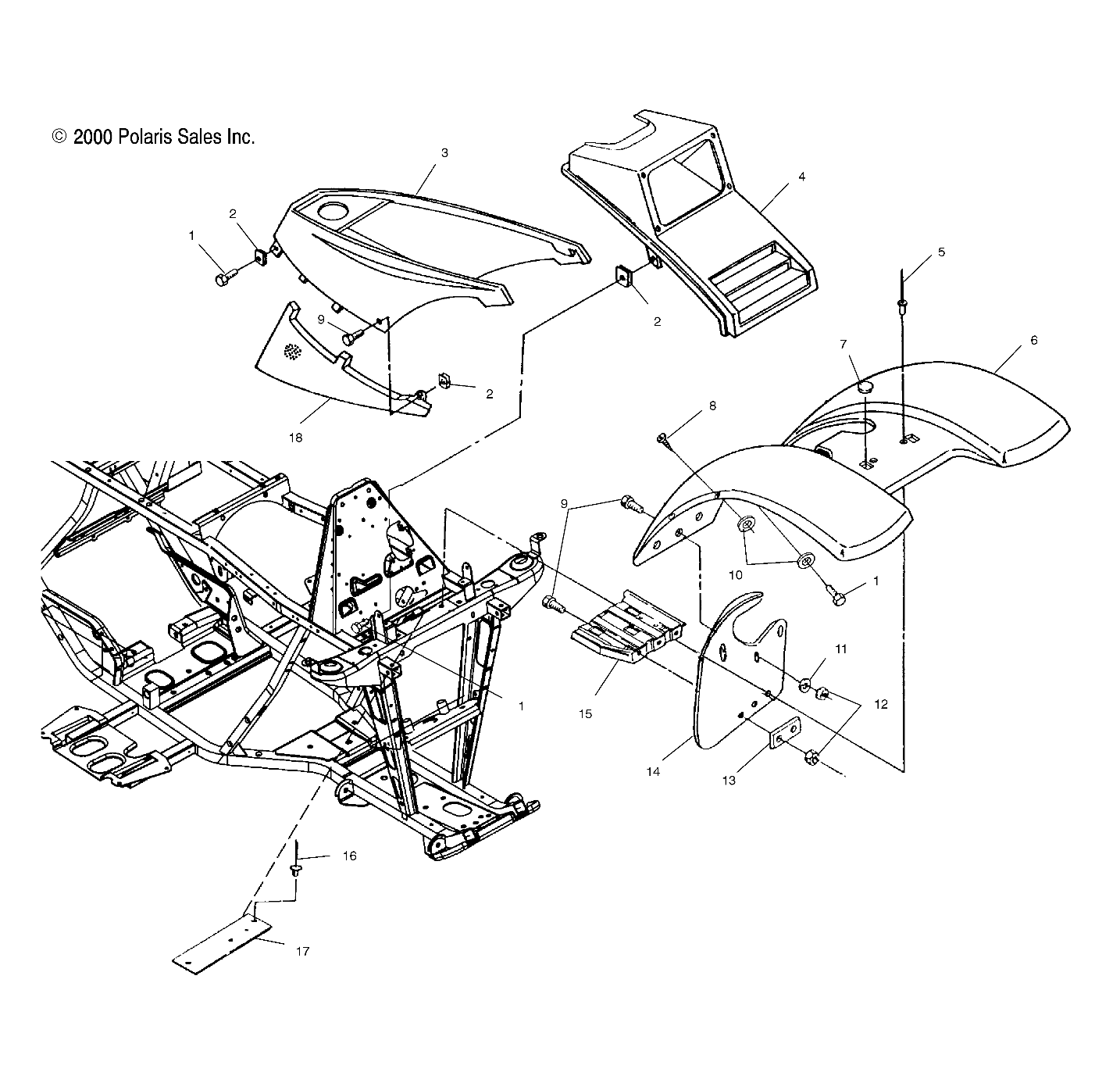 FRONT CAB - A00AA32AA (4949914991A005)