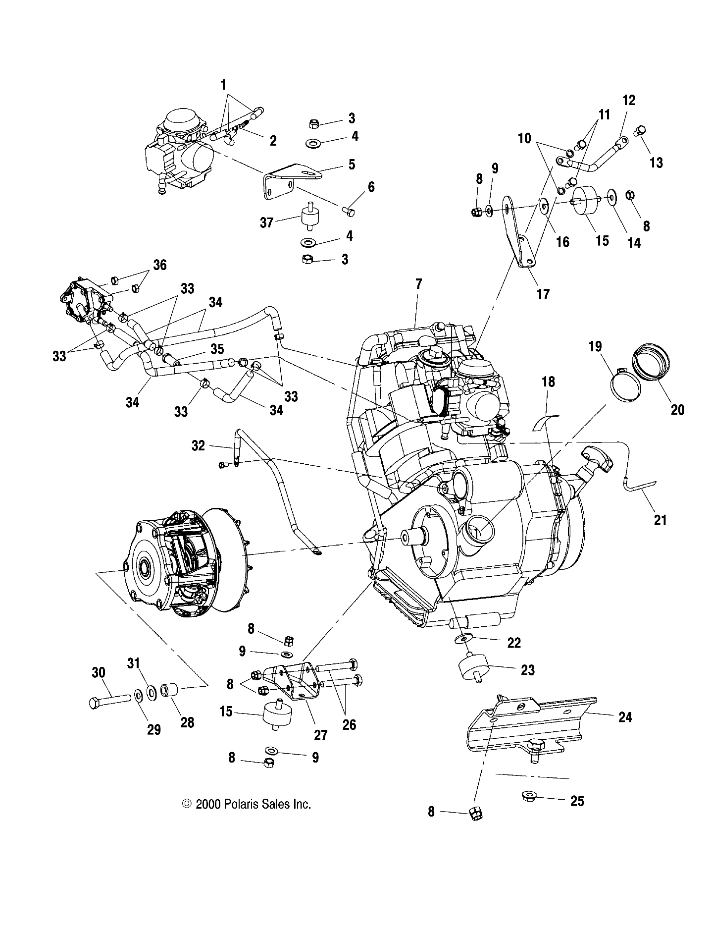 ENGINE MOUNTING - A00AA32AA (4949914991A009)