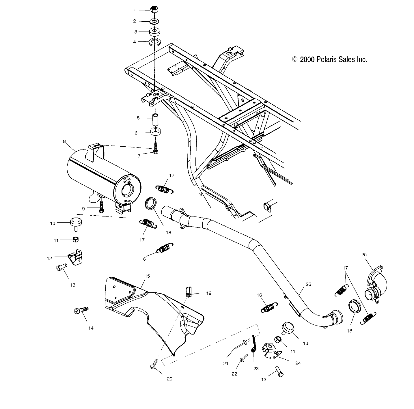 EXHAUST SYSTEM - A00AA32AA (4949914991A011)