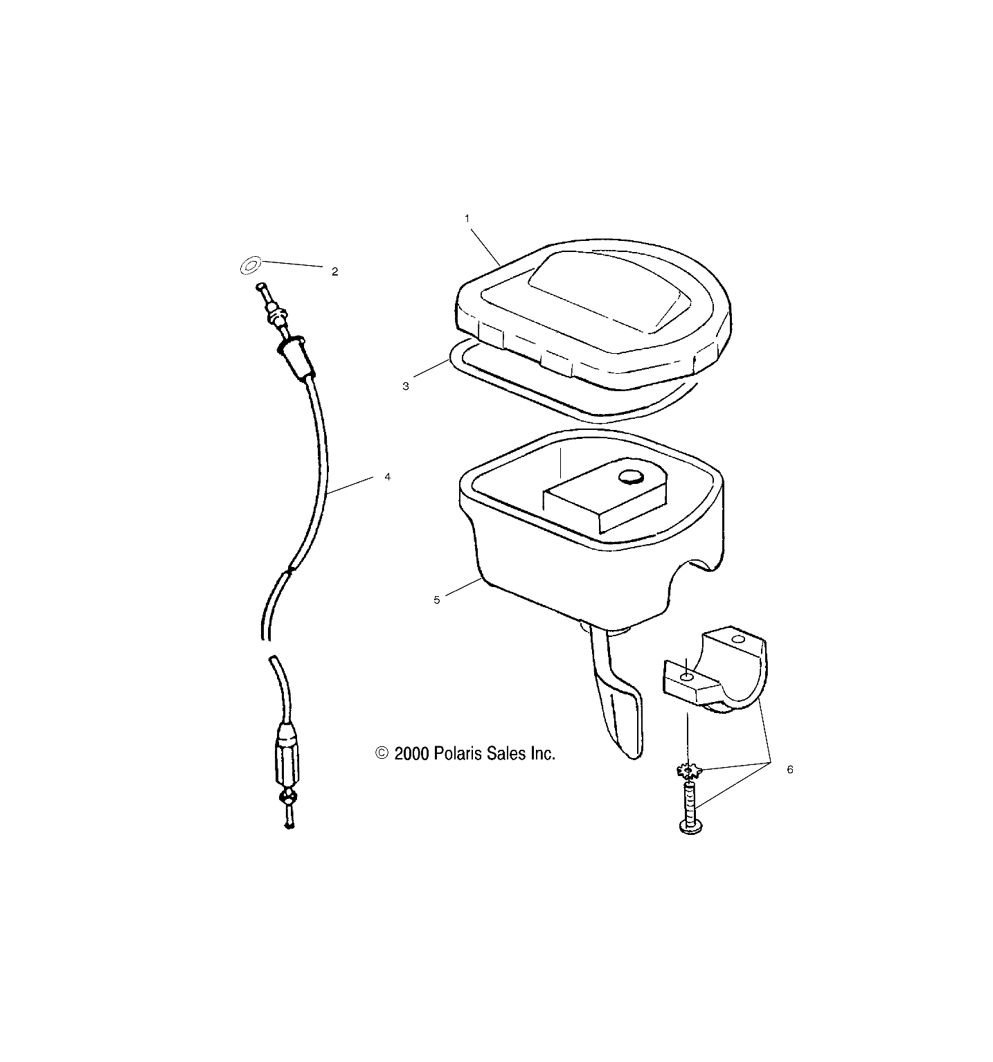 CONTROLS - THROTTLE ASM./CABLE - A00AA32AA (4949914991B001)