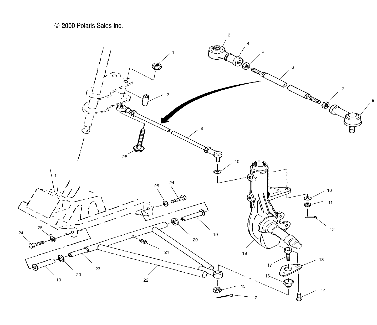 A-ARM/STRUT MOUNTING - A00AA32AA (4949914991B004)