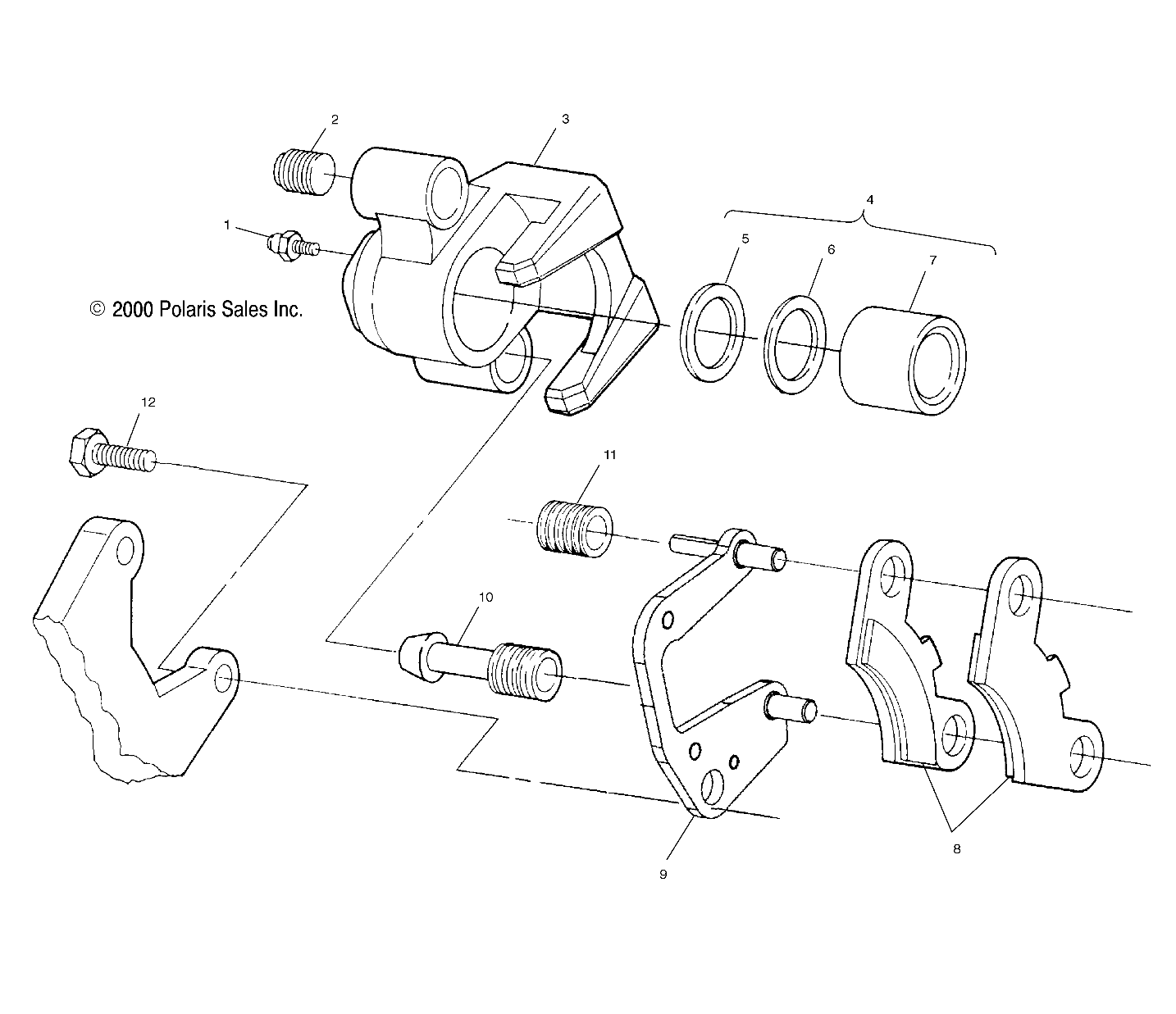 FRONT BRAKE - A00AA32AA (4949914991B006)