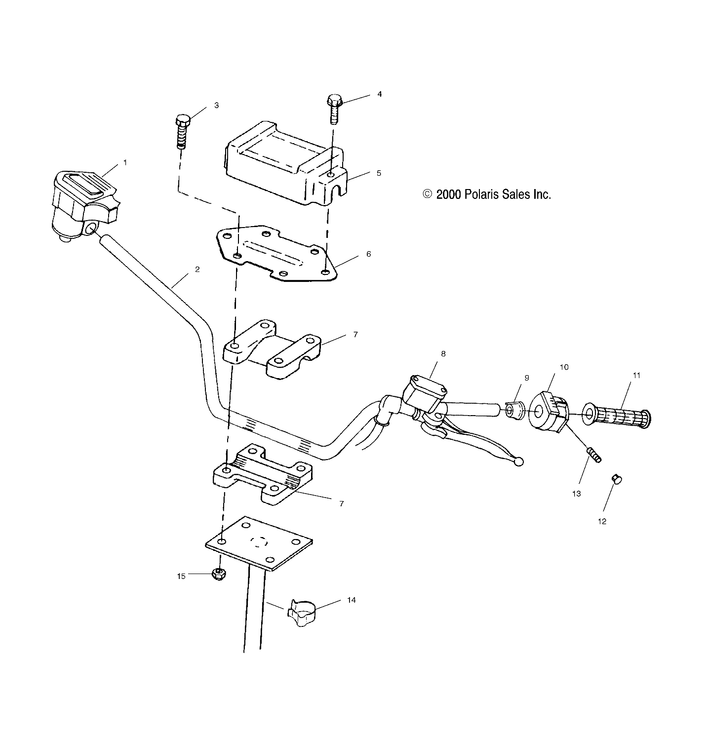 STEERING - HANDLEBAR - A00AA32AA (4949914991B007)