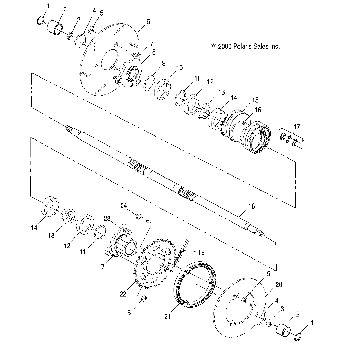 REAR HOUSING - A00AA32AA (4949914991B009)