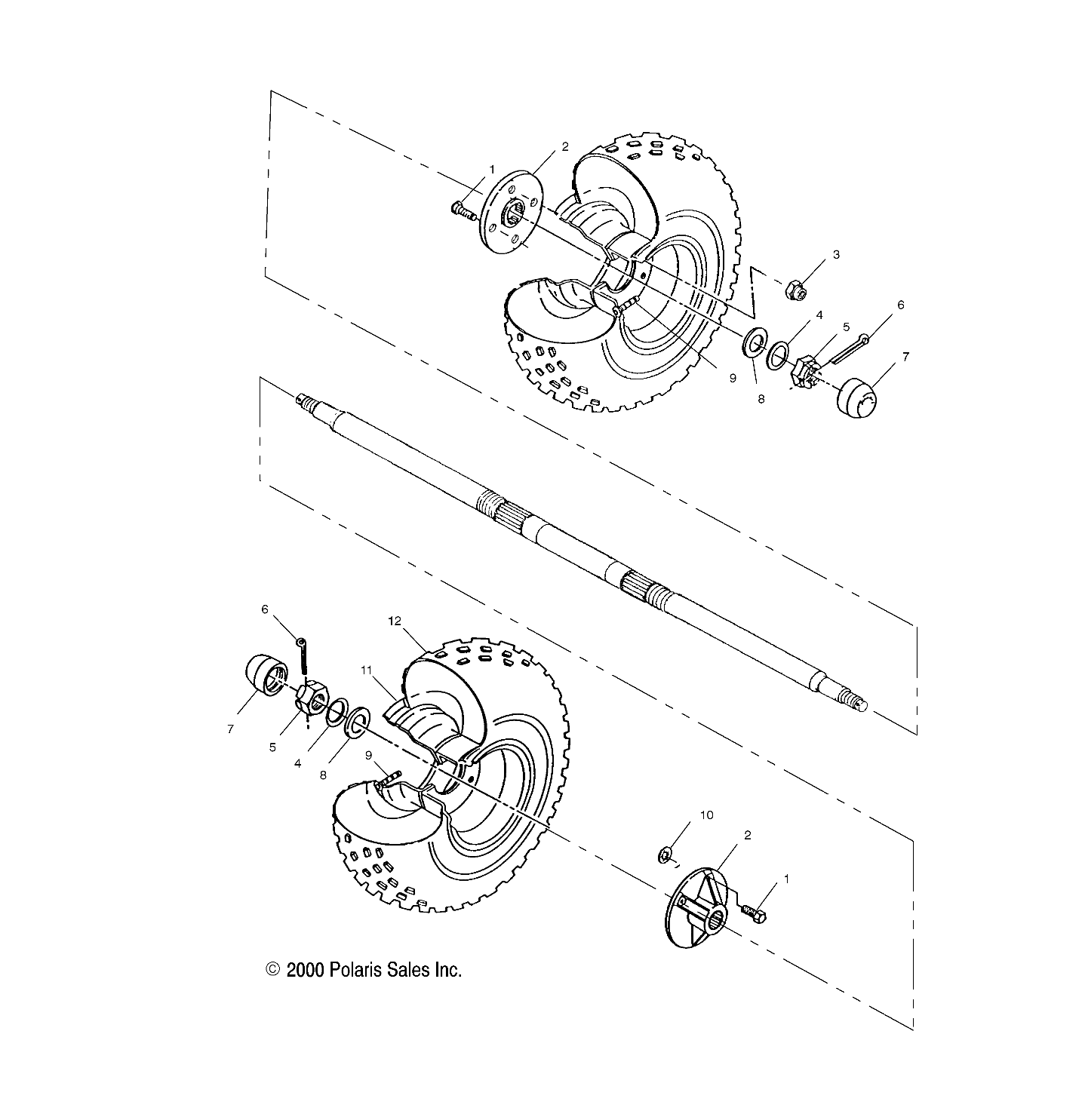 REAR WHEEL - A00AA32AA (4949914991B010)