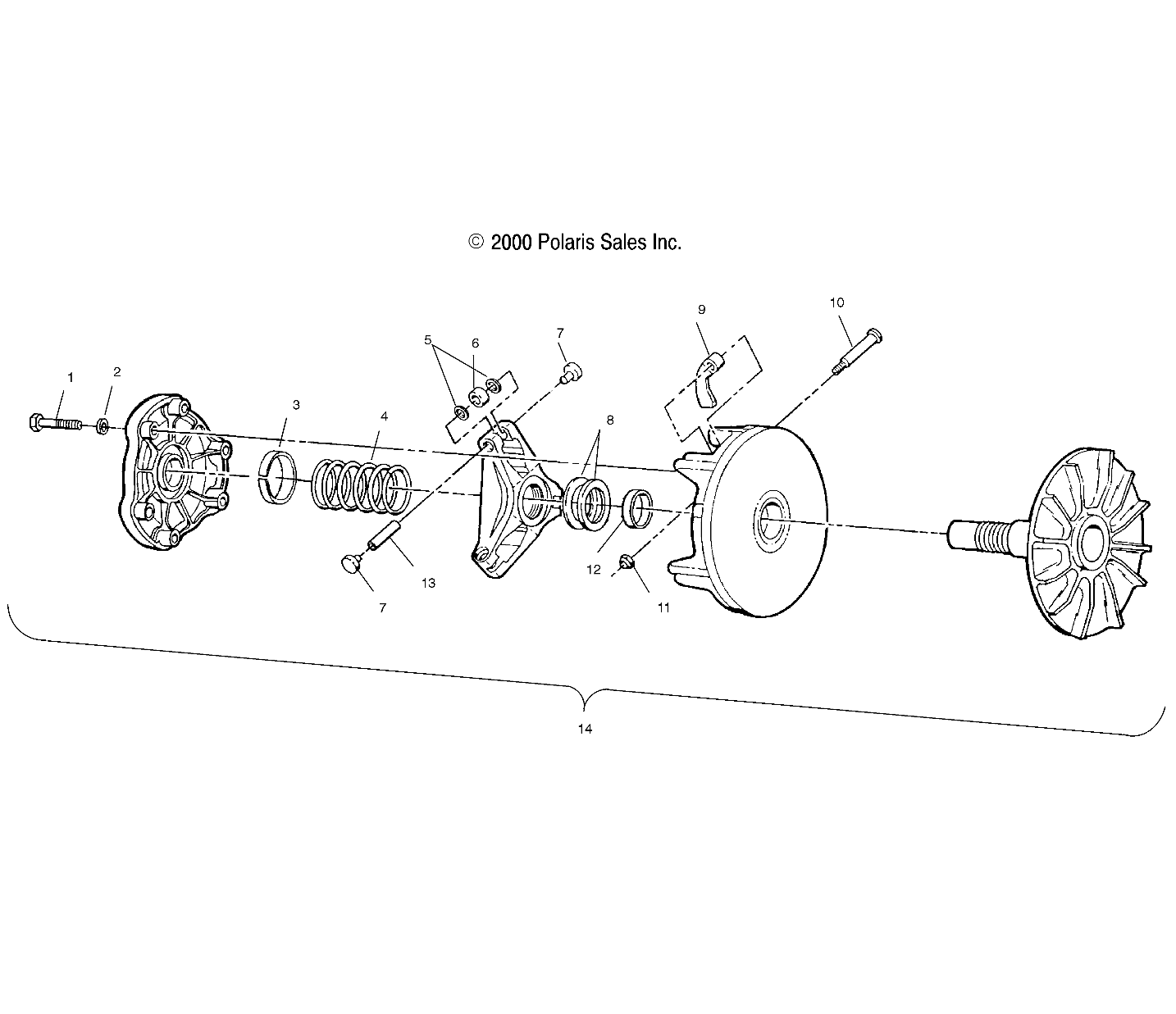 DRIVE CLUTCH - A00AA32AA (4949914991C003)