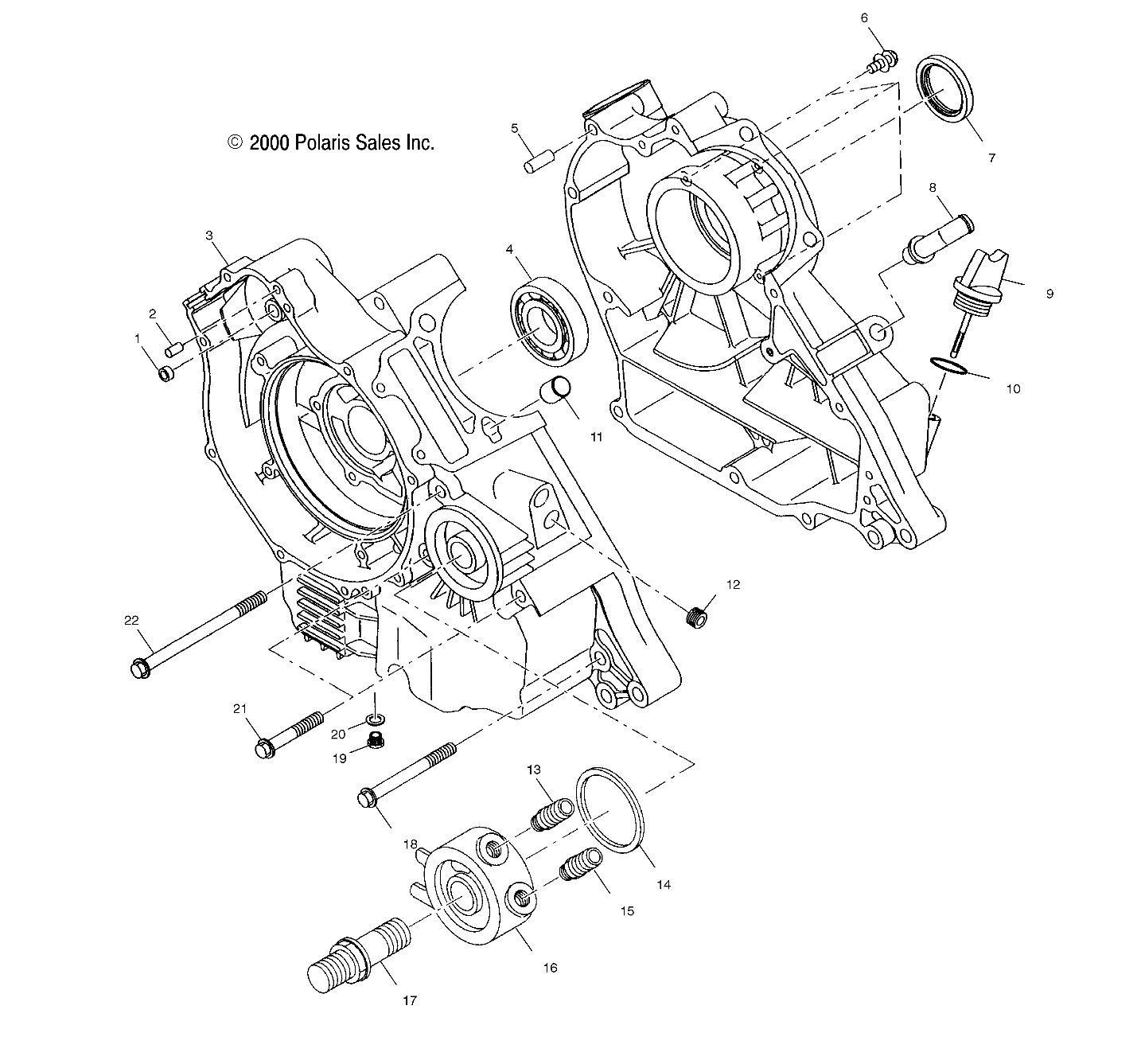 CRANKCASE - A00AA32AA (4949914991C010)