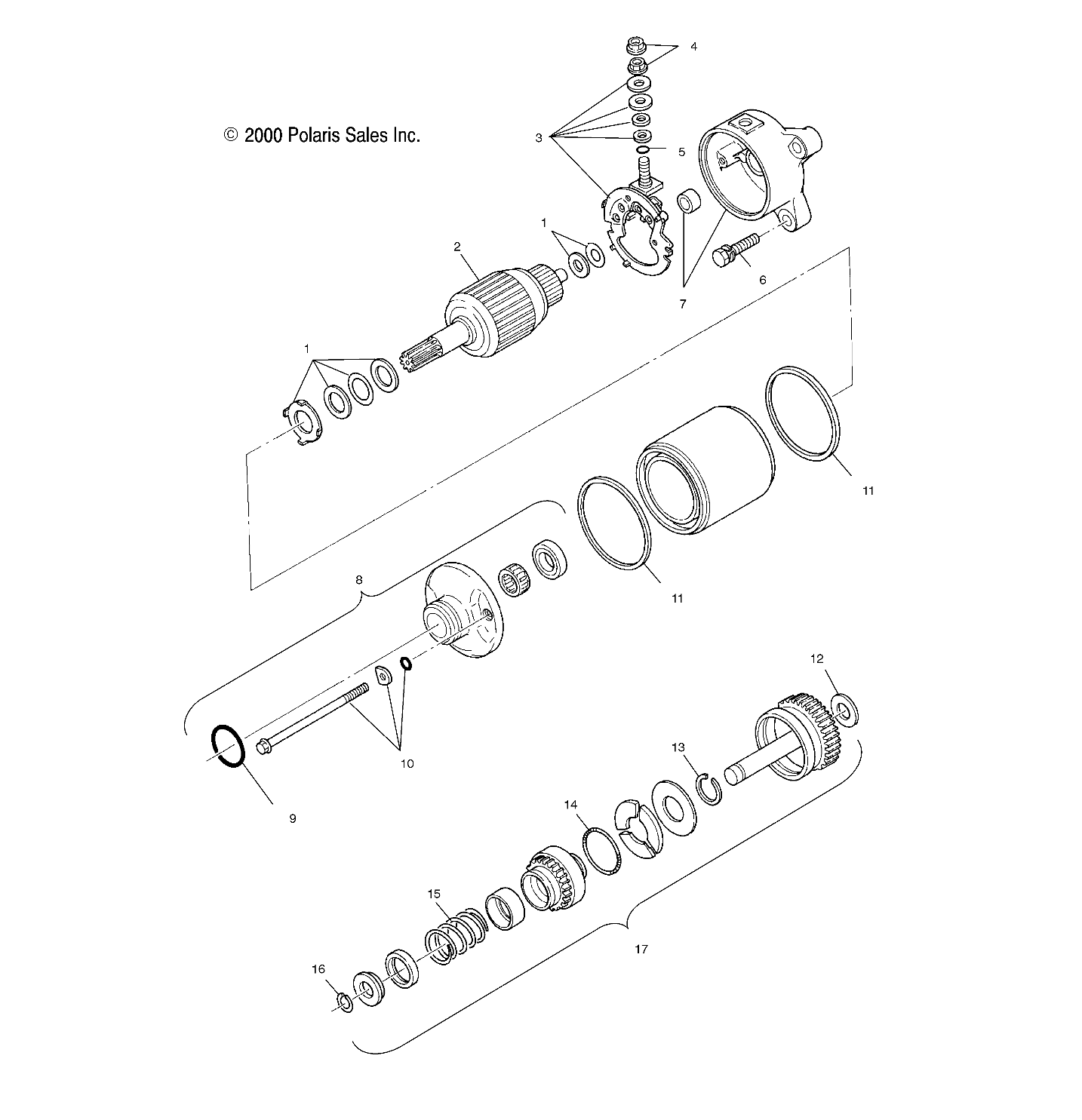 STARTING MOTOR - A00AA32AA (4949914991D005)