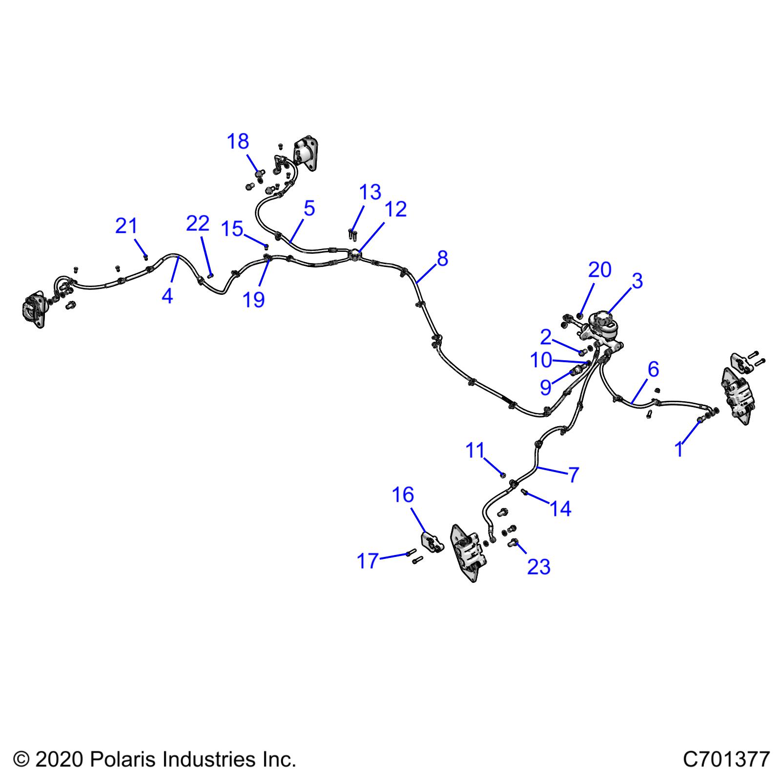 BRAKES, BRAKE LINES AND MASTER CYLINDER - R21RRE99DP (C701377)