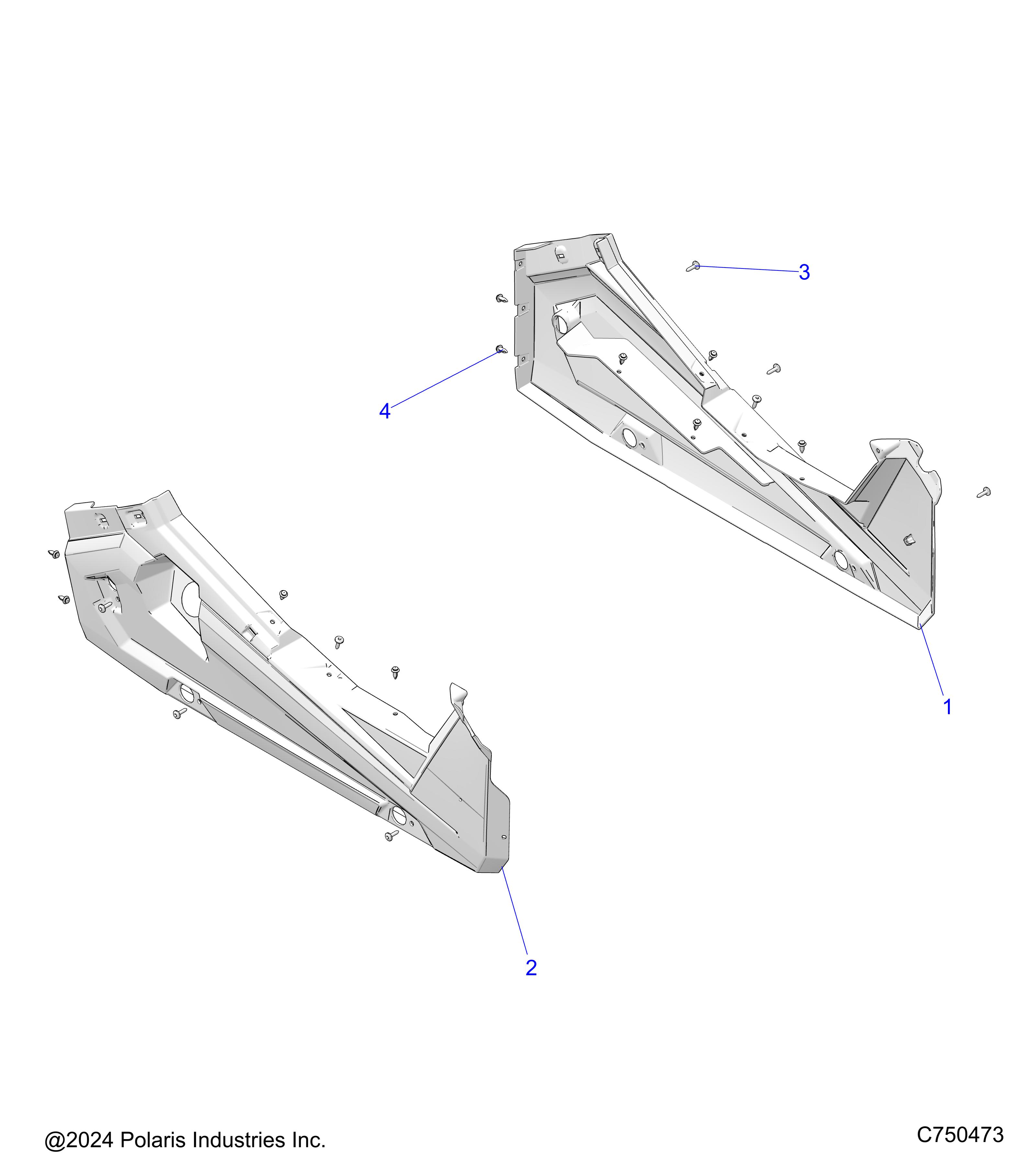 BODY, ROCKER PANELS - Z25NEB99A4/B4 (C750473)