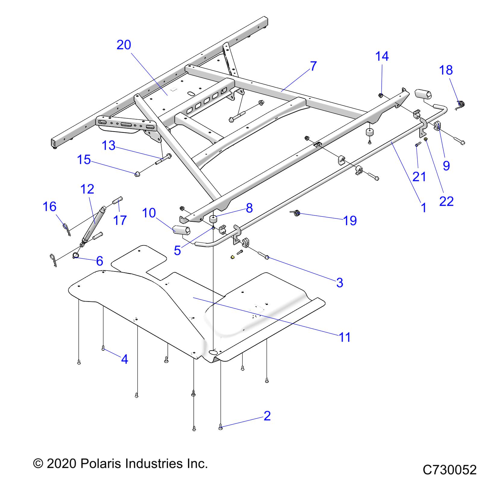 BODY, BOX, MOUNTING - R21RRV99AC/BC  (C730052)