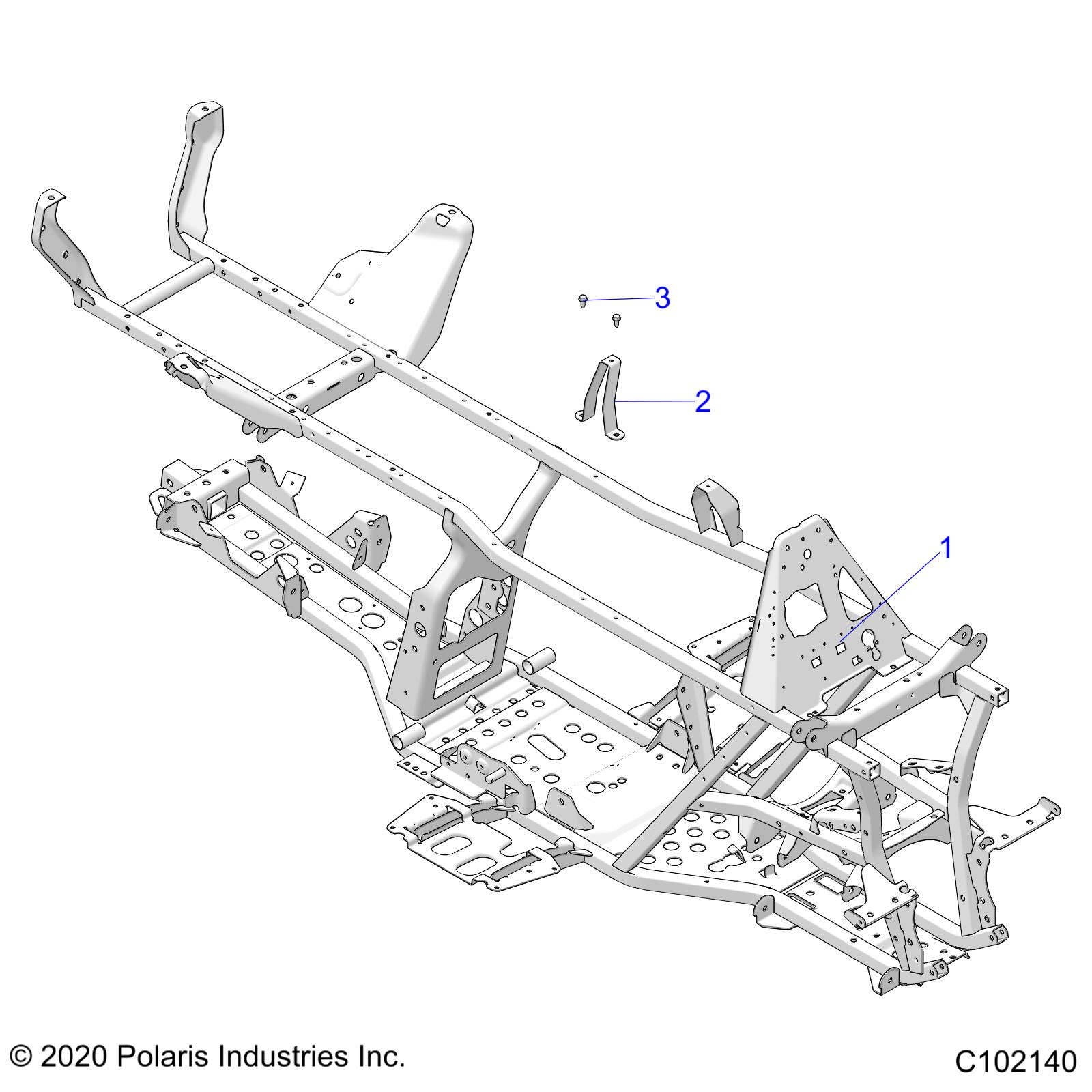 CHASSIS, FRAME - A24SJE57AX (C102140)