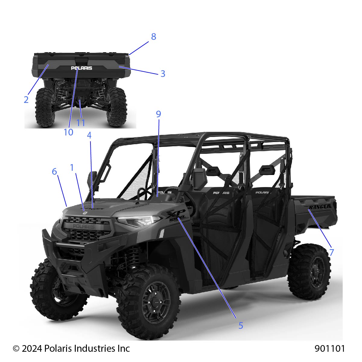 BODY, DECALS, GRAPHICS - R25RSE99RP/SP (901101-01)