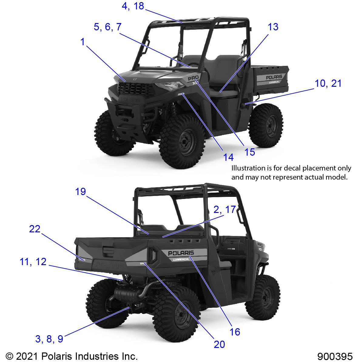 BODY, DECALS - D23P2ED4D4 (900395)