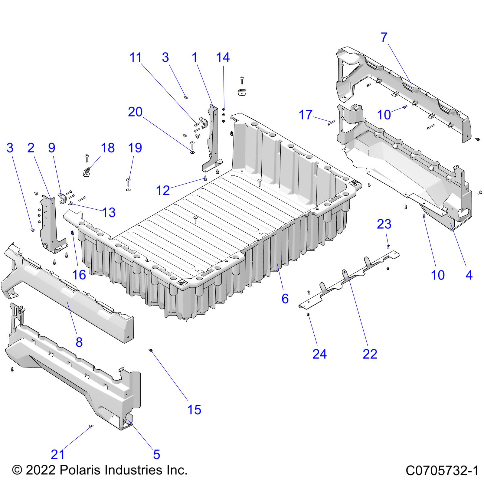 BODY, BOX - R22RRB99AZ/BZ (C0705732-1)