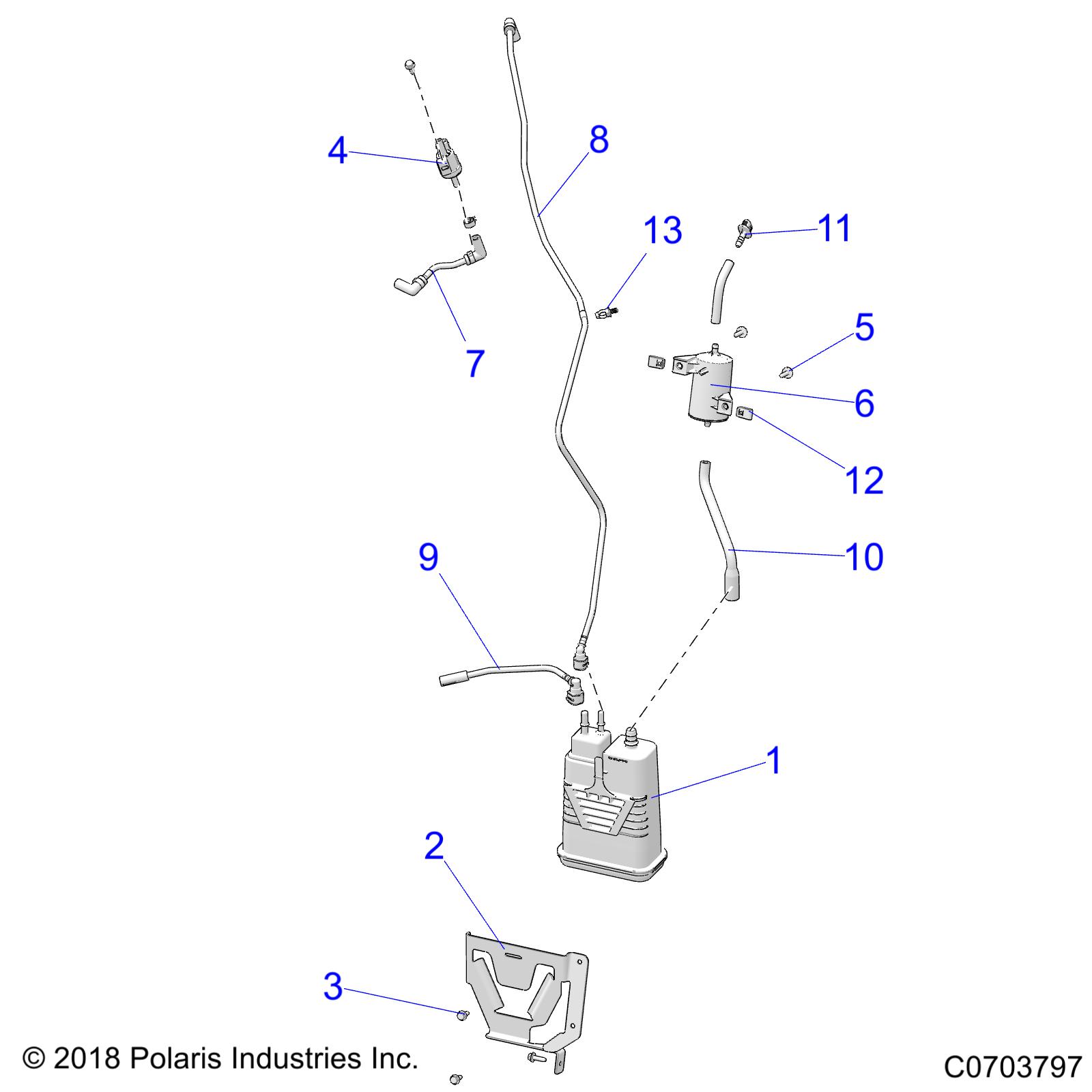 BODY, FUEL TANK EVAP - D20BEP99B4 (C0703797)