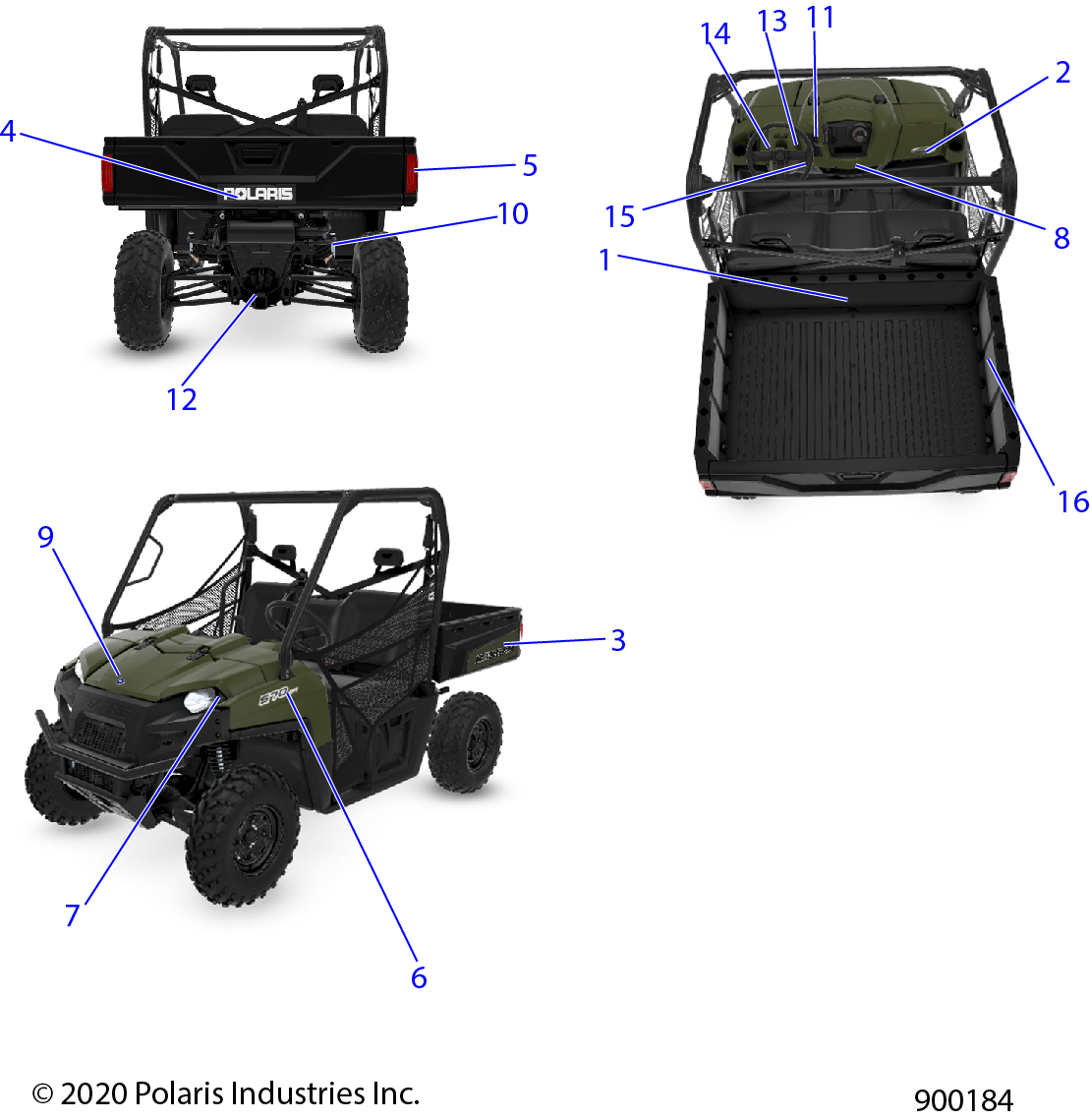 BODY, DECALS - R21CCA57A1/A7 (900184)