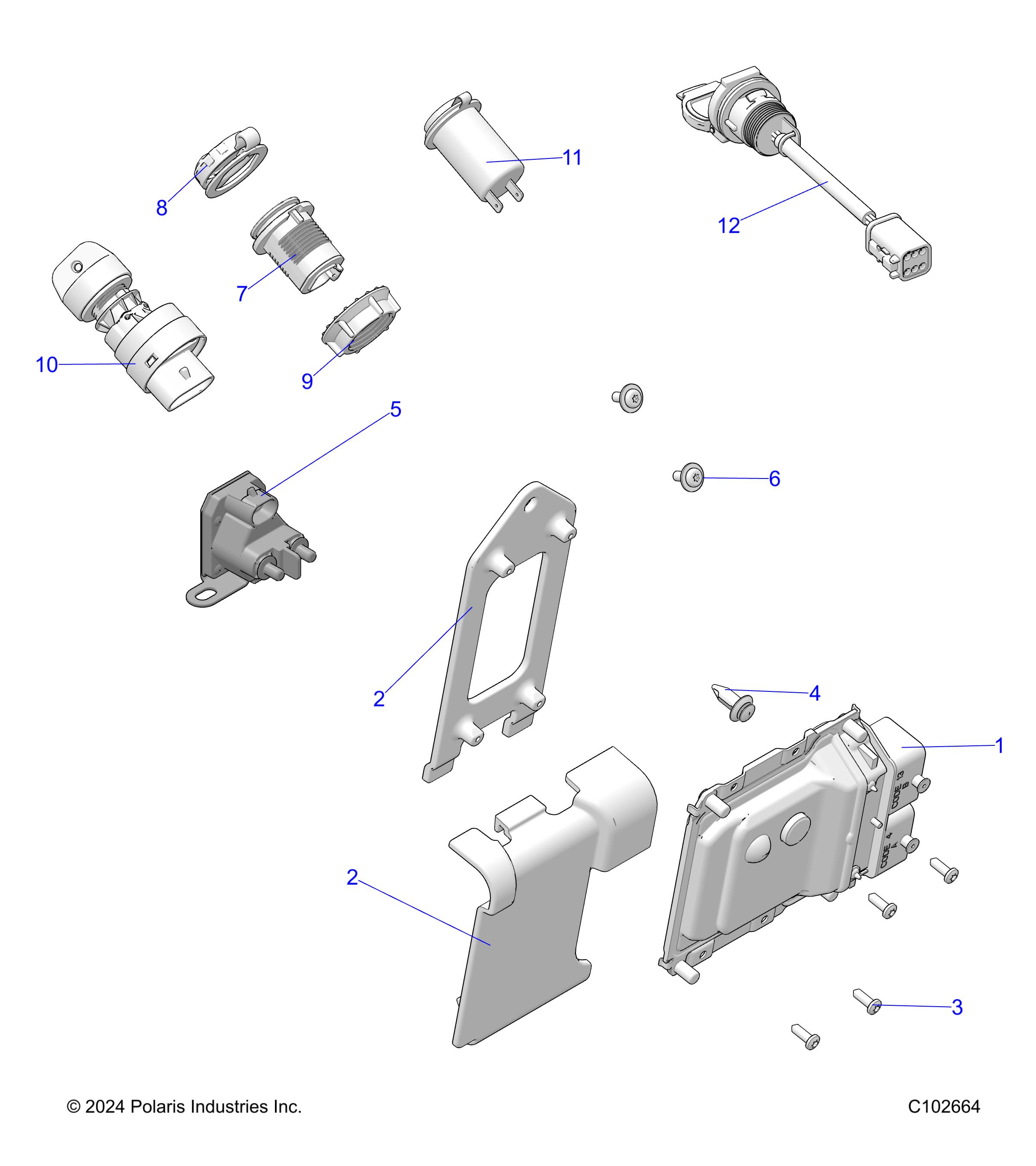 ELECTRICAL, SWITCHES, SENSORS and ECM - A25SJR57AM (C102664)