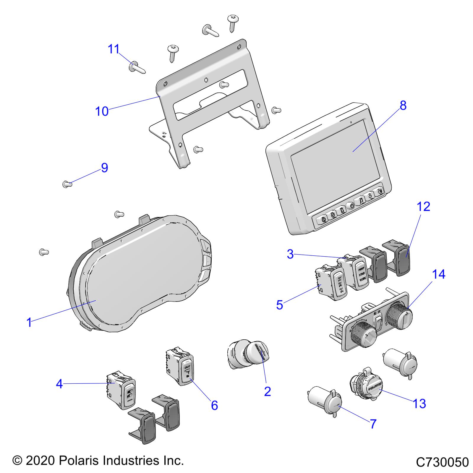 ELECTRICAL, DASH INSTRUMENTS - R21RSV99AC/BC (C701216)