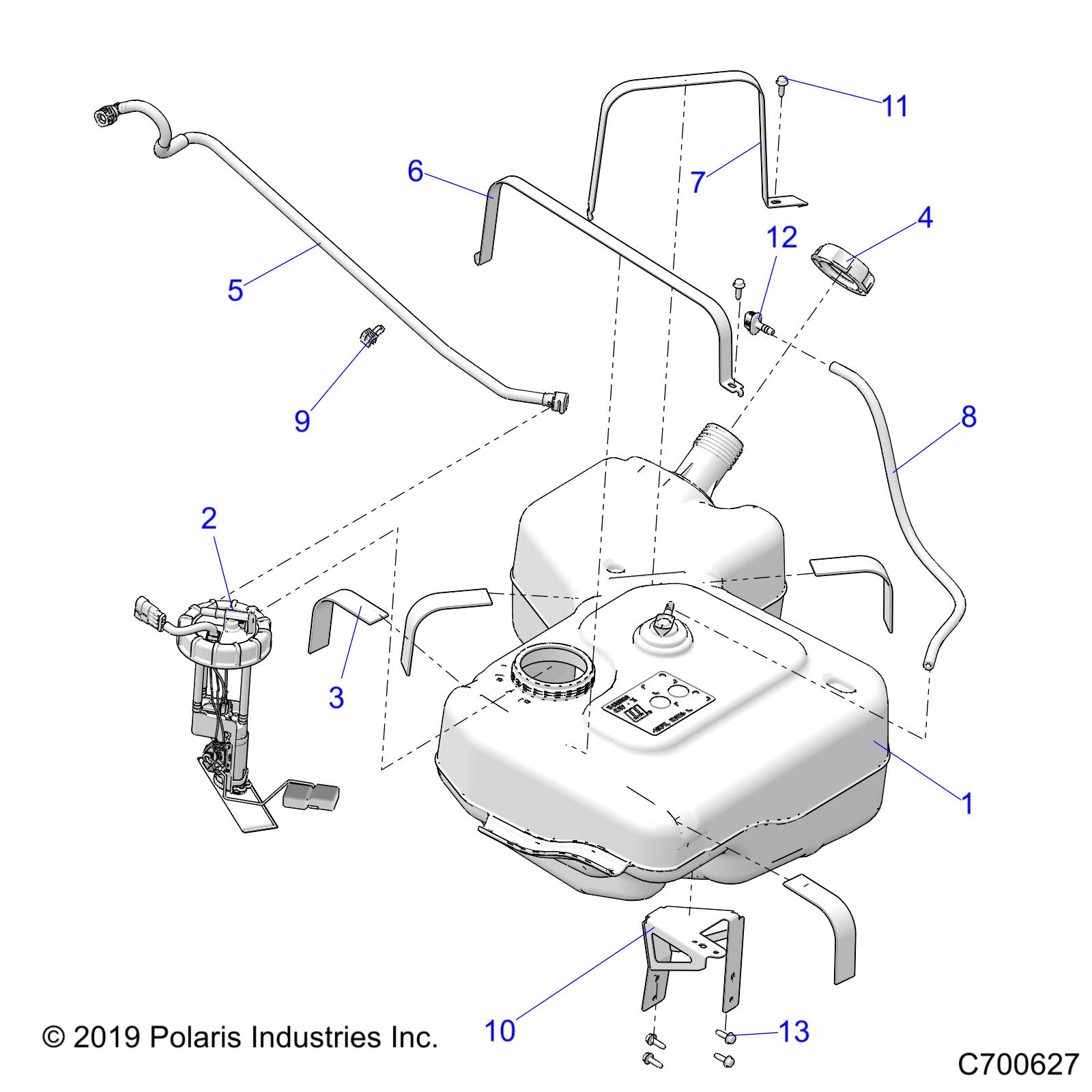 BODY, FUEL TANK - R21RSF99AK (C700627)