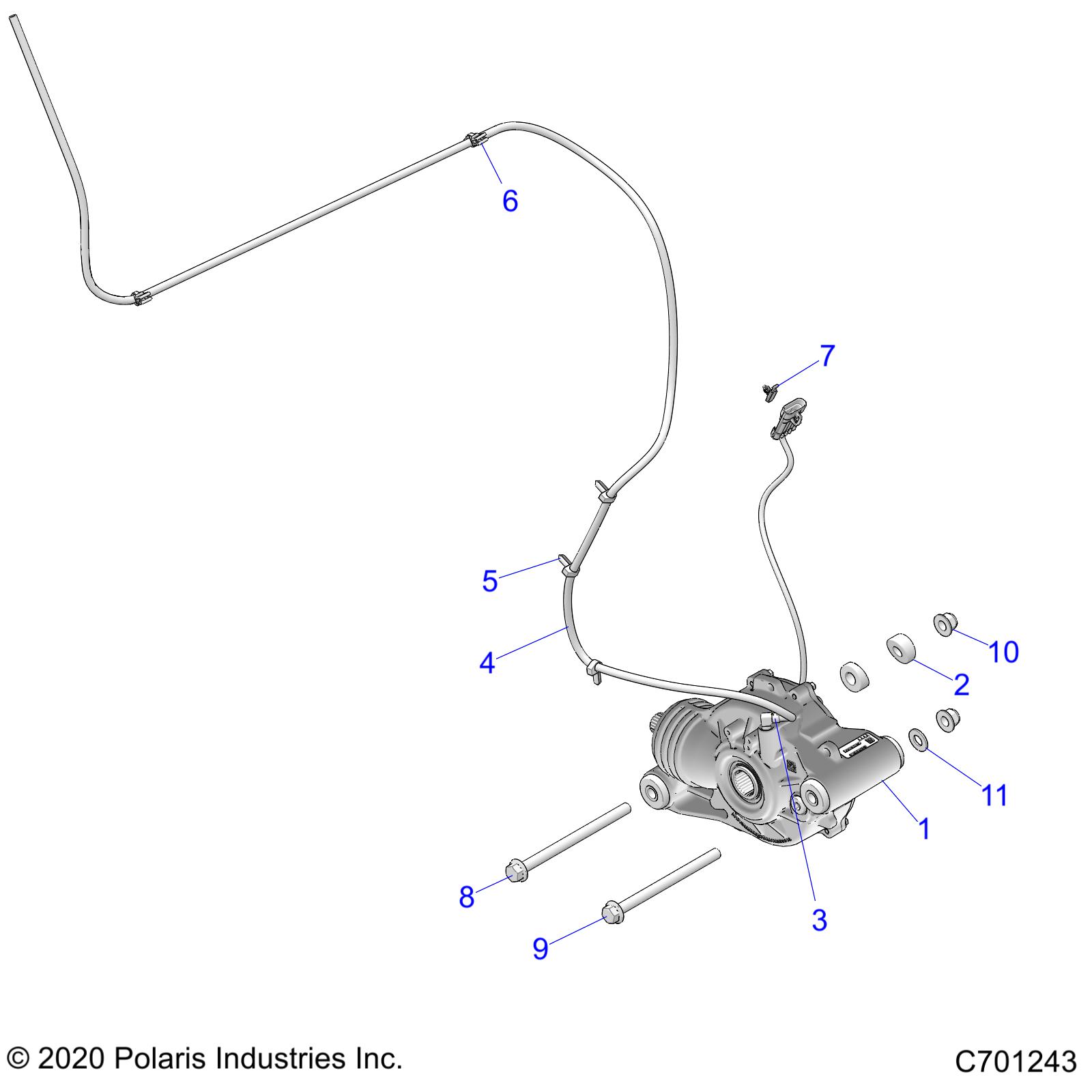 DRIVE TRAIN, FRONT GEARCASE MOUNTING - R21RRM99AG (C701243)