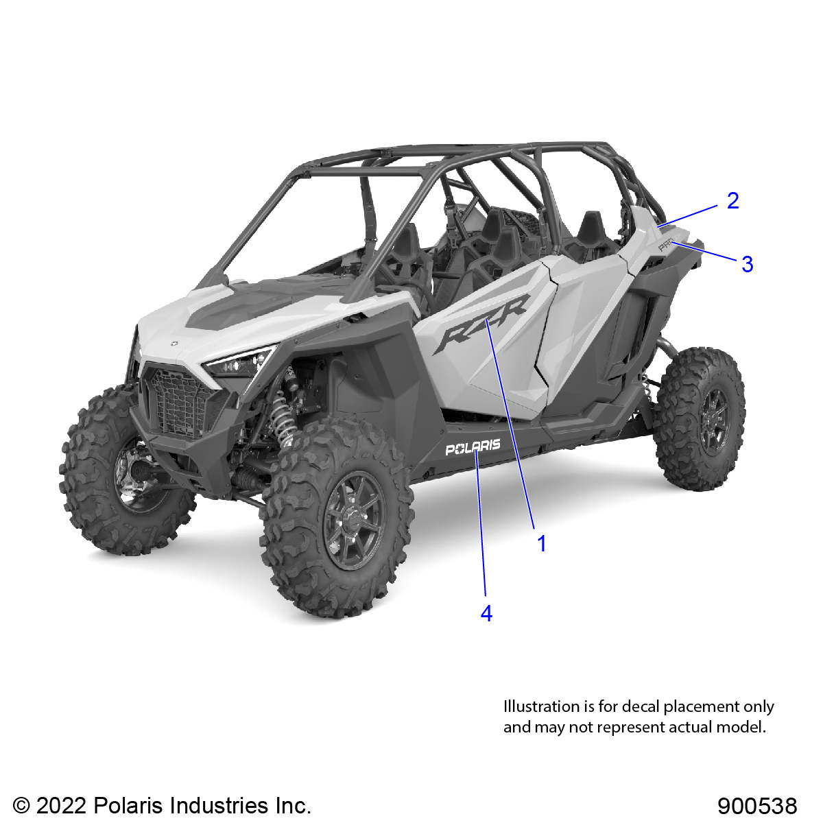 BODY, DECALS, GRAPHICS - Z23RAD92PS (900538-01)