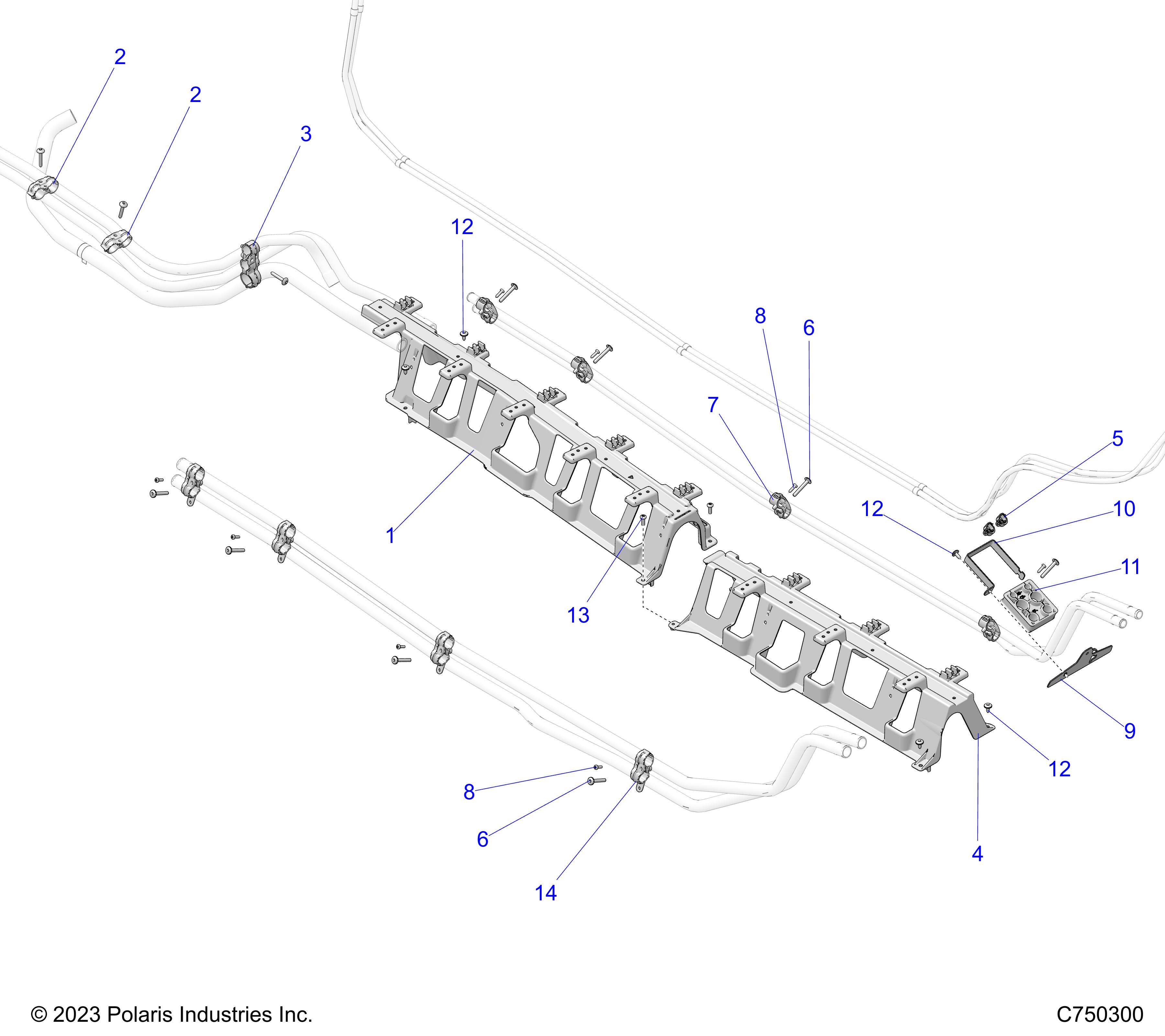 ENGINE, COOLING MOUNTING - Z25S4D92AA/AL/BA/BF/AF/BL (C750300)