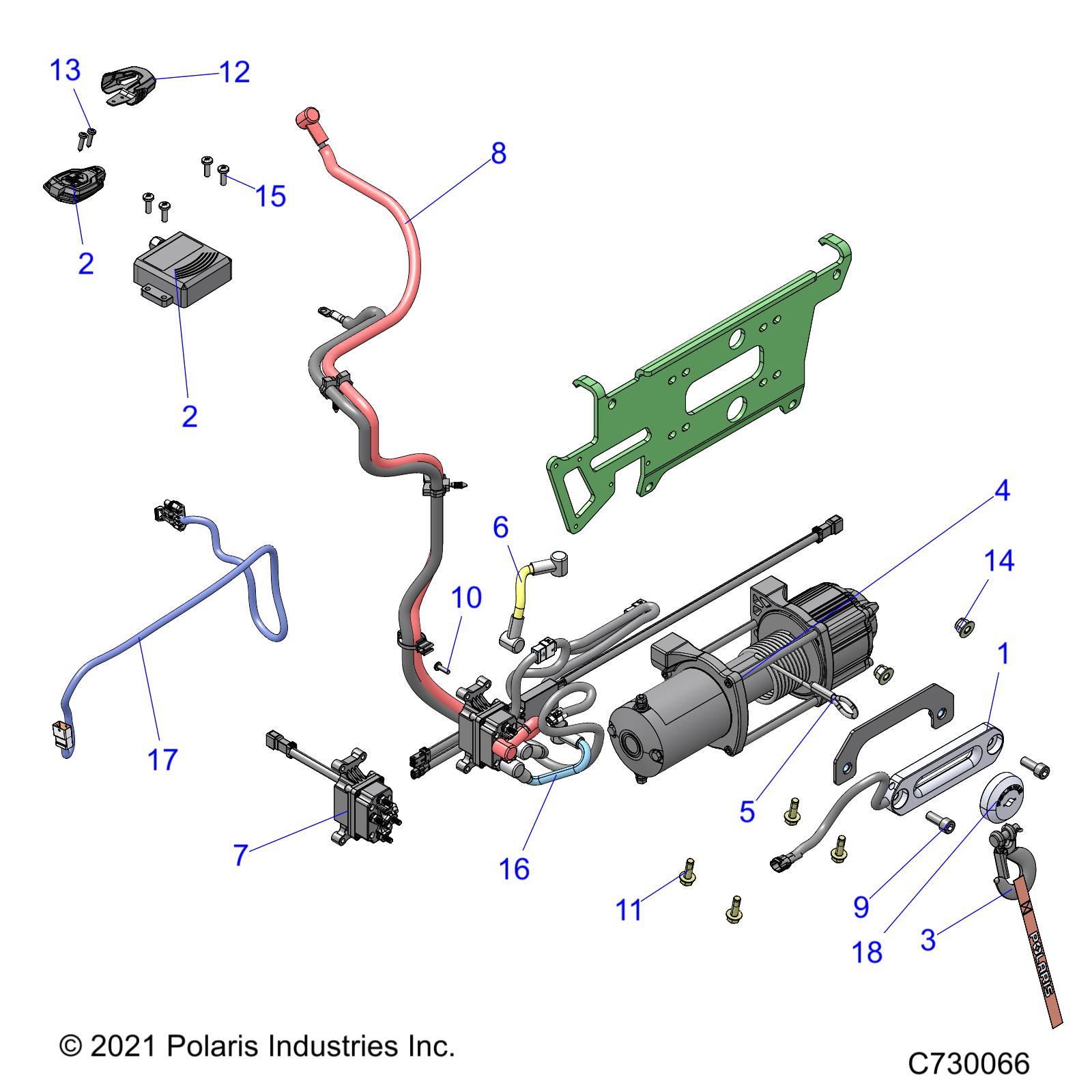 ACCESSORY WINCH - R21RRJ99A9/B9 (C730066)