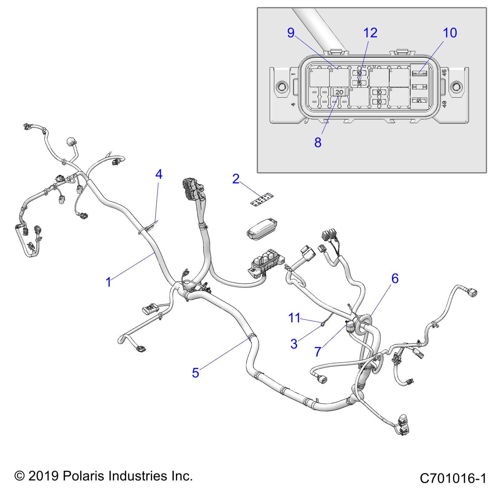 ELECTRICAL, WIRE HARNESS - Z20ASA87B2 (C701016-1)