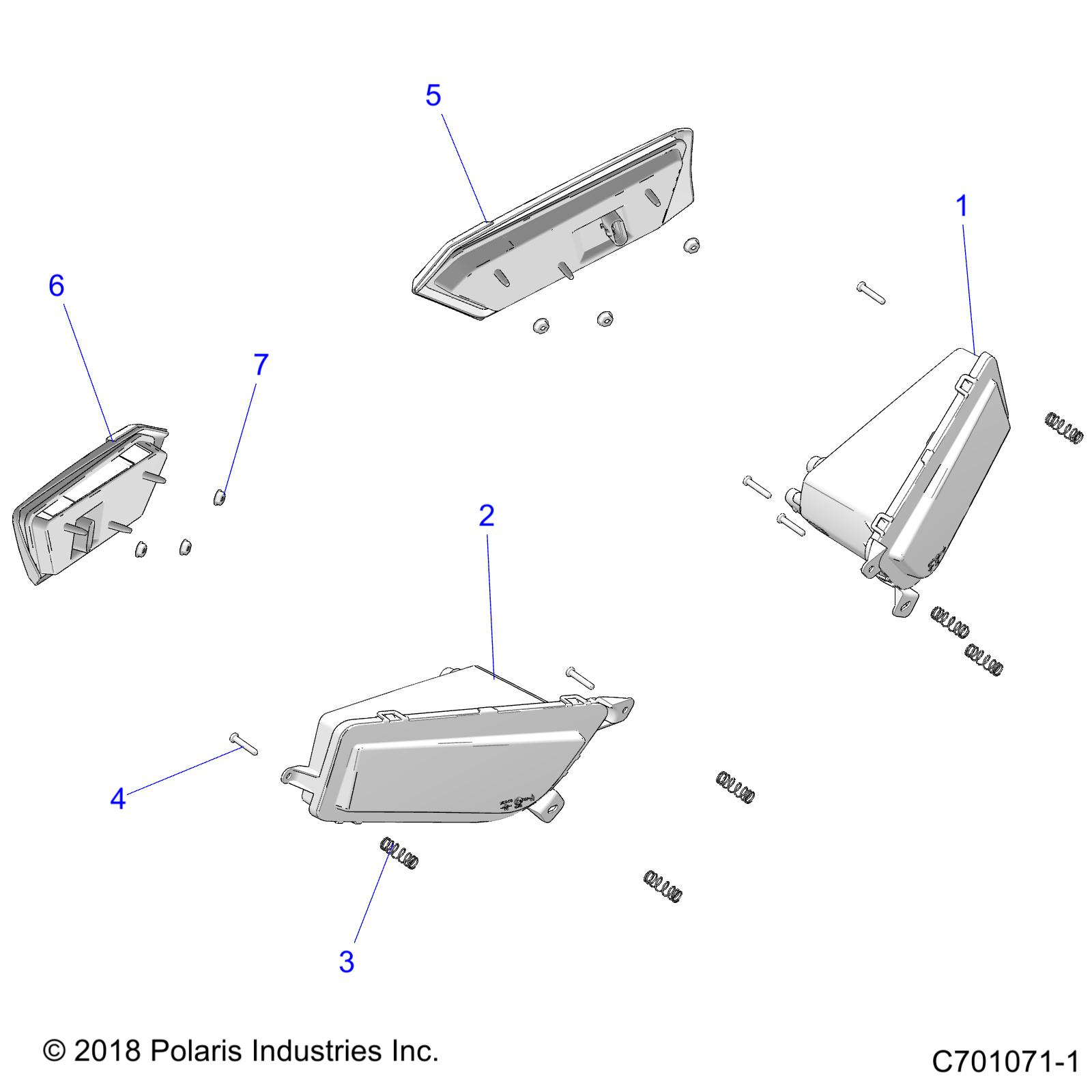 ELECTRICAL, HEADLIGHTS AND TAILLIGHTS - Z20ASS99C2/CH/FH (C701071-1)