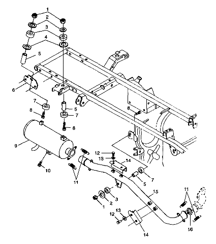 EXHAUST SYSTEM - S98CH50E(B) (4950135013b001)