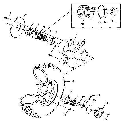 FRONT WHEEL - S98CH50E(B) (4950135013b008)