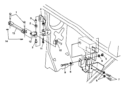 FRAME MOUNTING - S98CH50E(B) (4950135013c002)